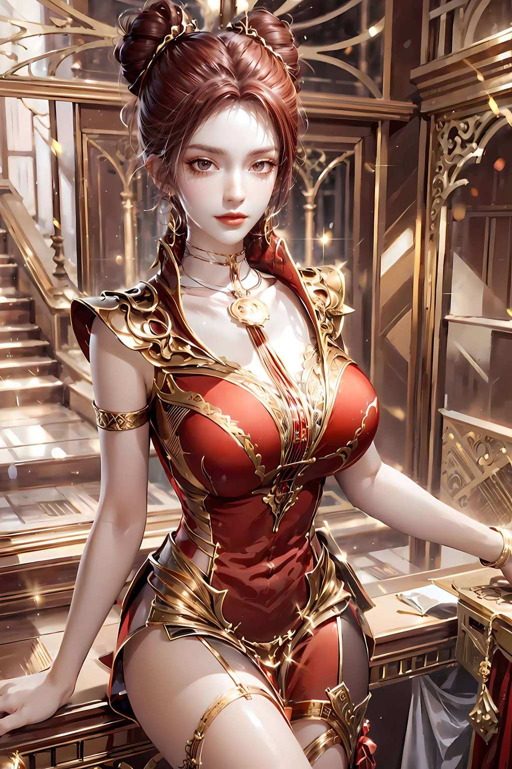 保准你每天都心情美美哒瞬间让你的电脑屏幕变身粉色梦幻仙境！瞧瞧这国漫女神的甜美笑容