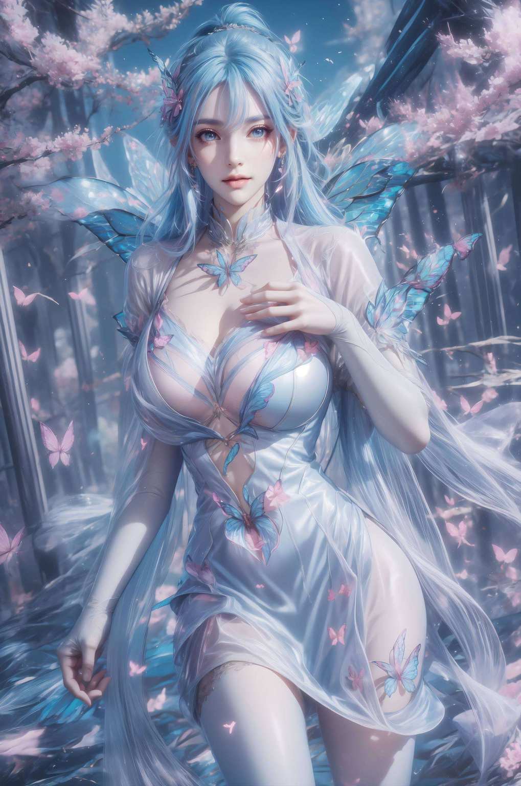 让你的电脑桌面也美美哒！嘻嘻这位国漫女神不仅颜高