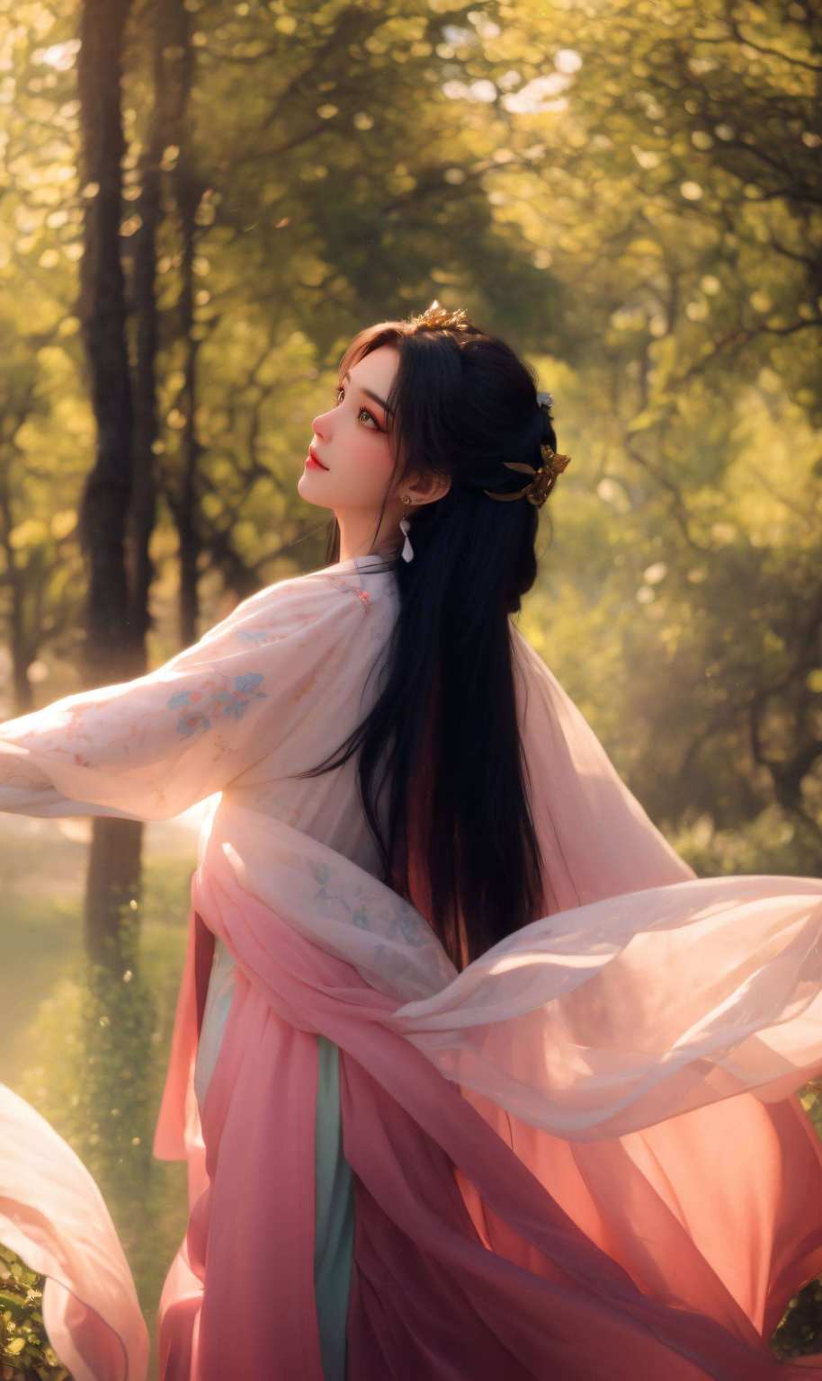 这可不是一般的壁纸哦！从君有云中走出的南宫夕儿放在手机上