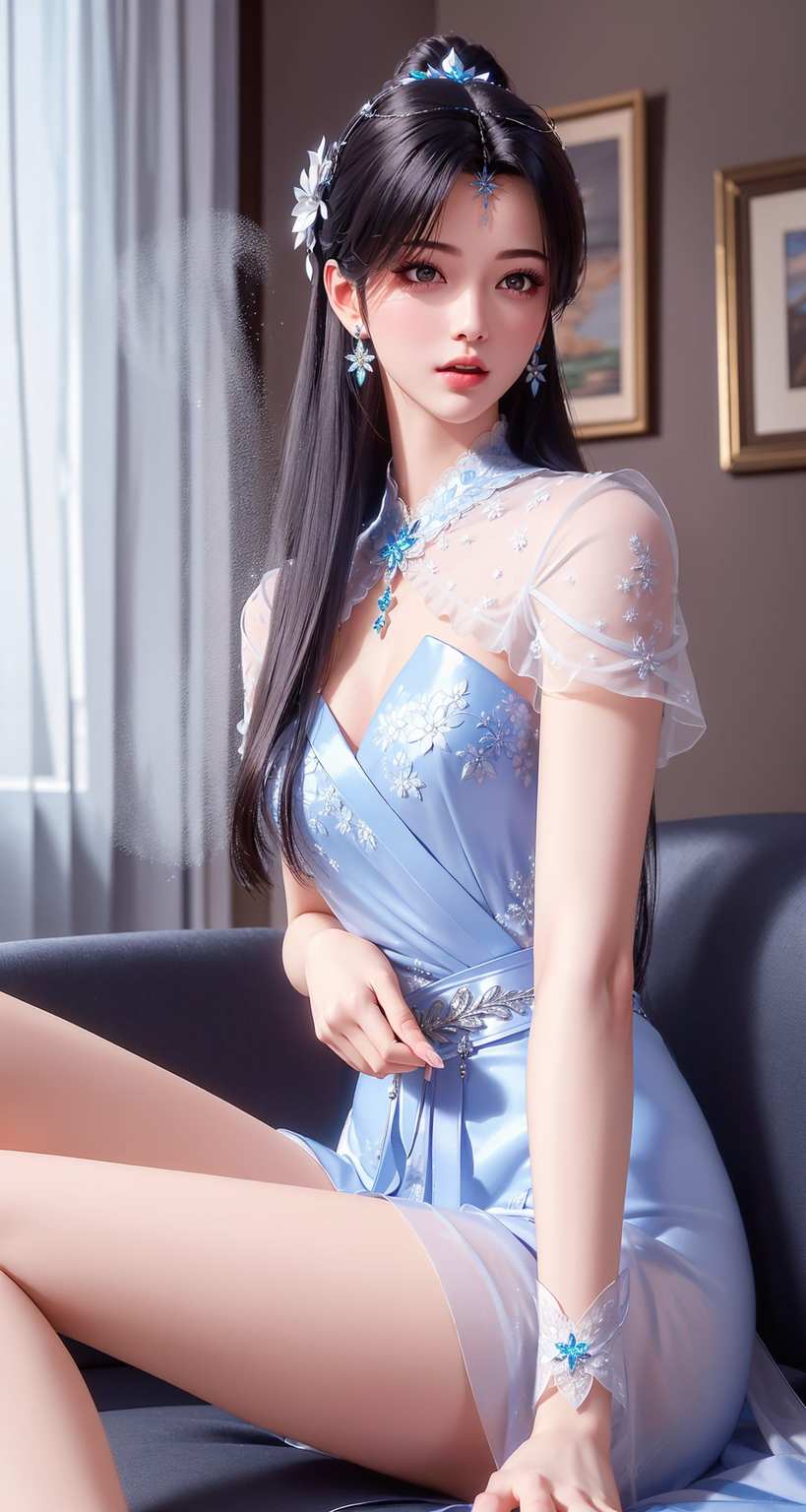 唯美中带着玄幻的气息特别是那个让人眼前一亮的夏倾月