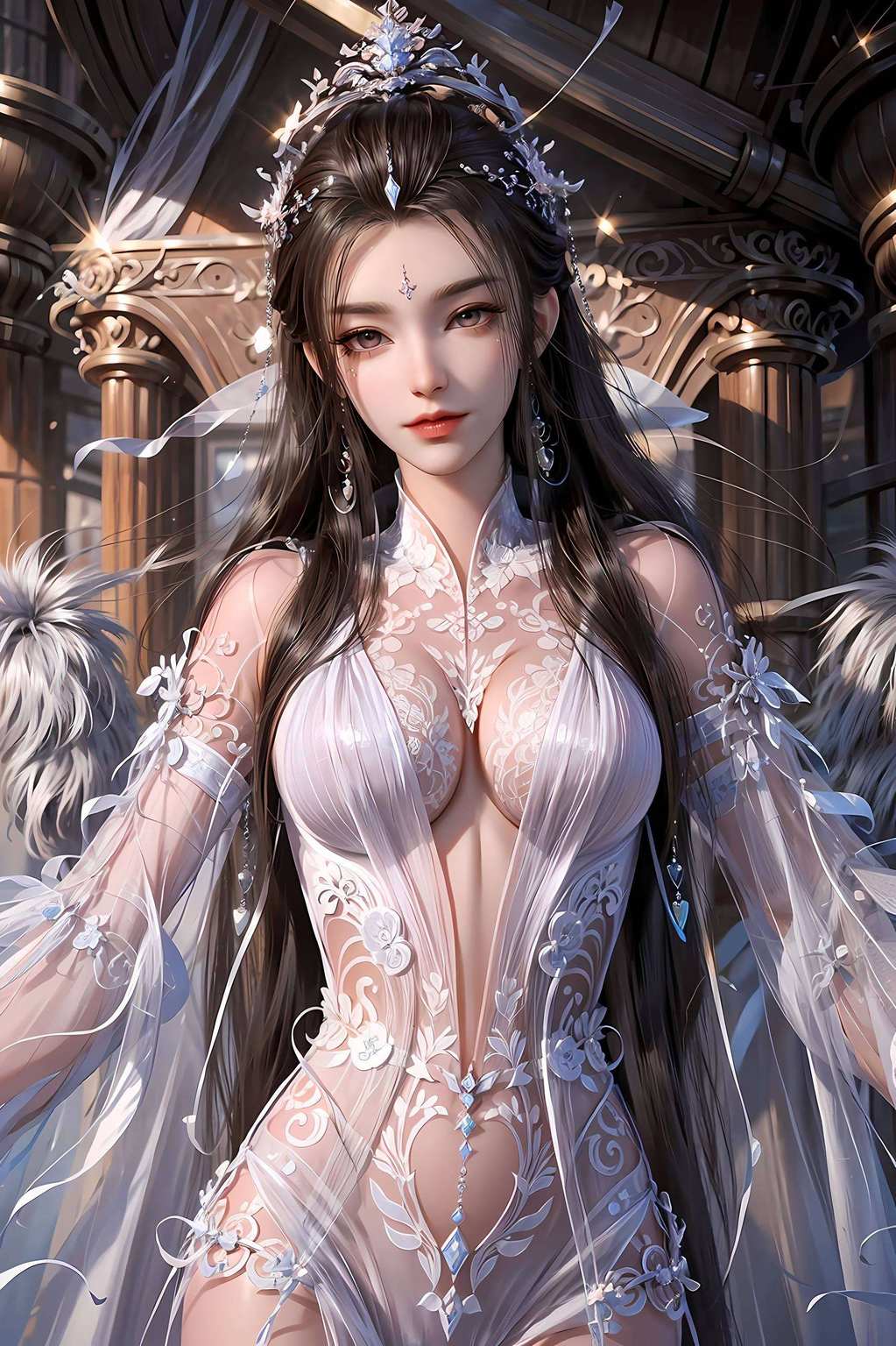 她的笑容她是少年白马醉春风中的温柔女神
