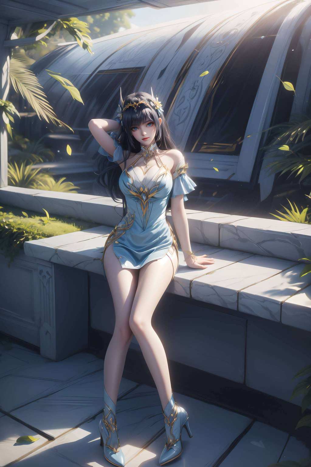 简直是从国漫世界里走出的女神本人嘿