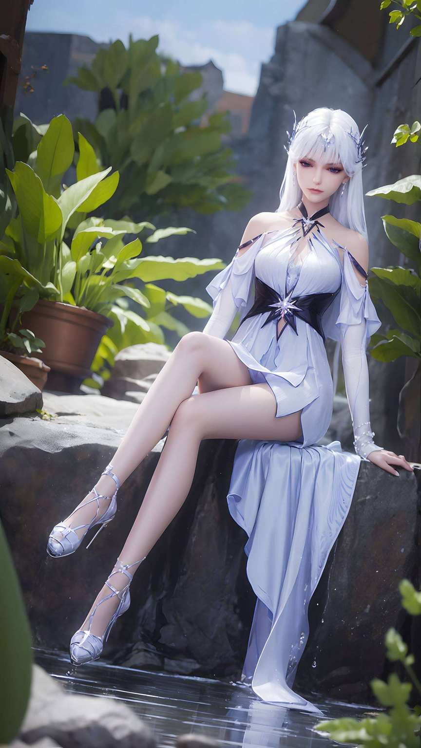 圣采儿以其娇美的容颜和独特的气质