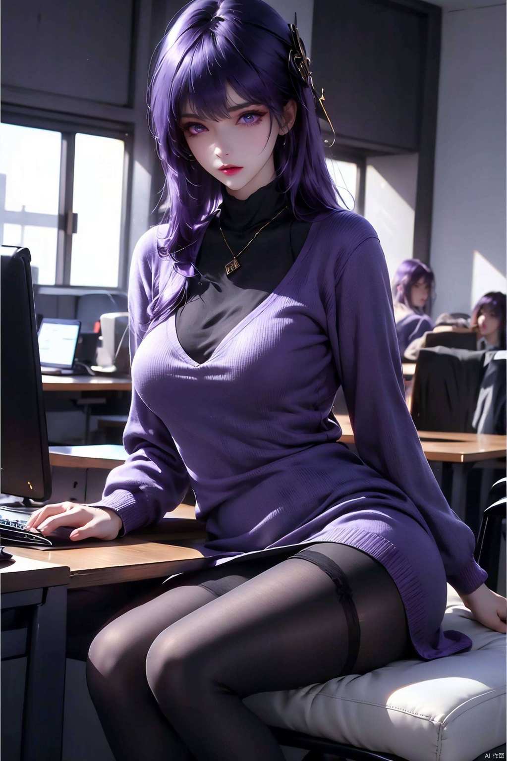 诸动漫美女她独领风骚