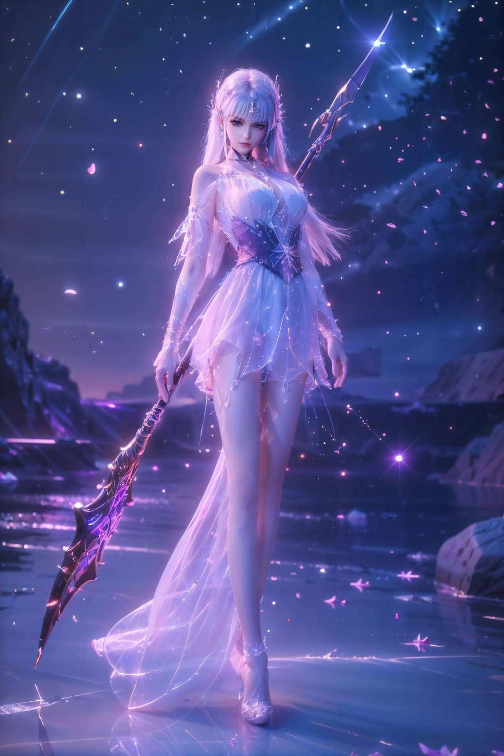圣采儿与龙皓晨的倩影交织如同国漫星空中最耀眼的星辰
