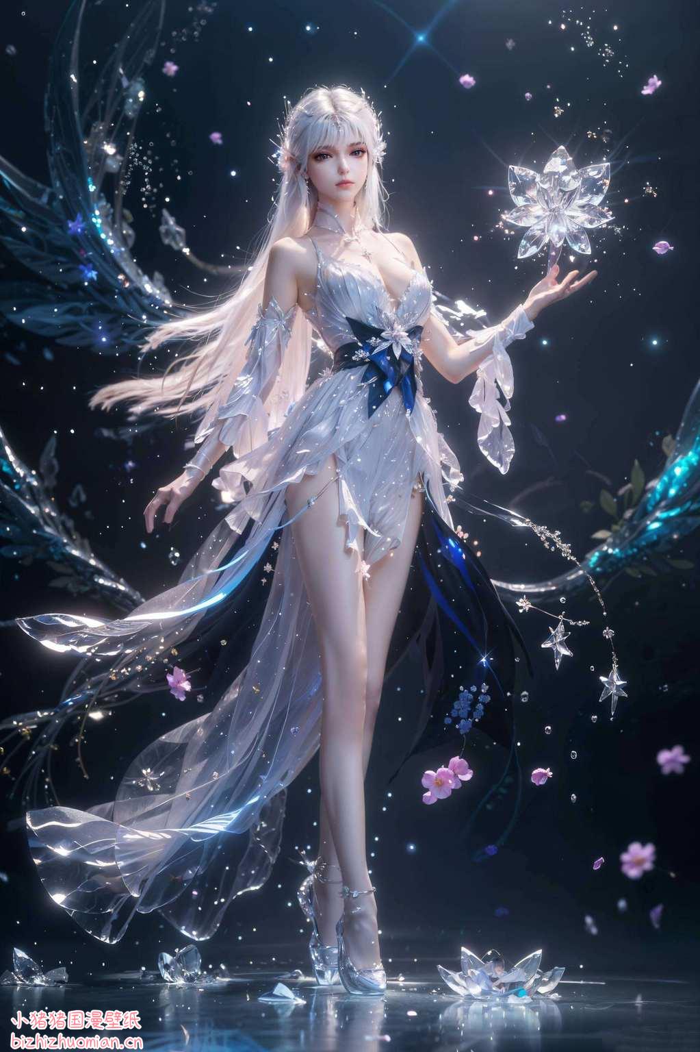 每一个动作都是那么优雅迷人圣采儿新动画壁纸绚丽登场！她的眼眸如星辰