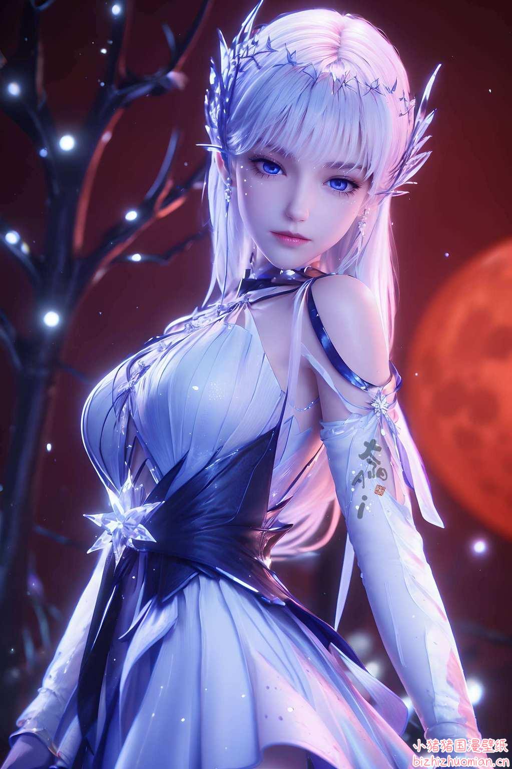 无论是玄幻国漫神印王座里的圣采儿嘿
