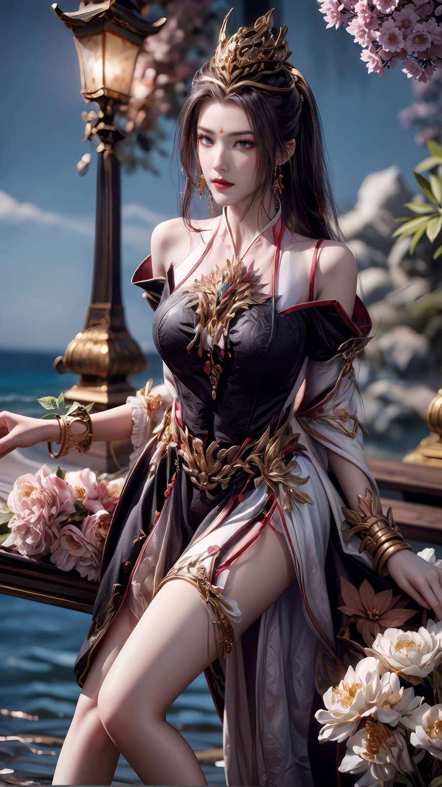 粉衣轻裹绘其倩影