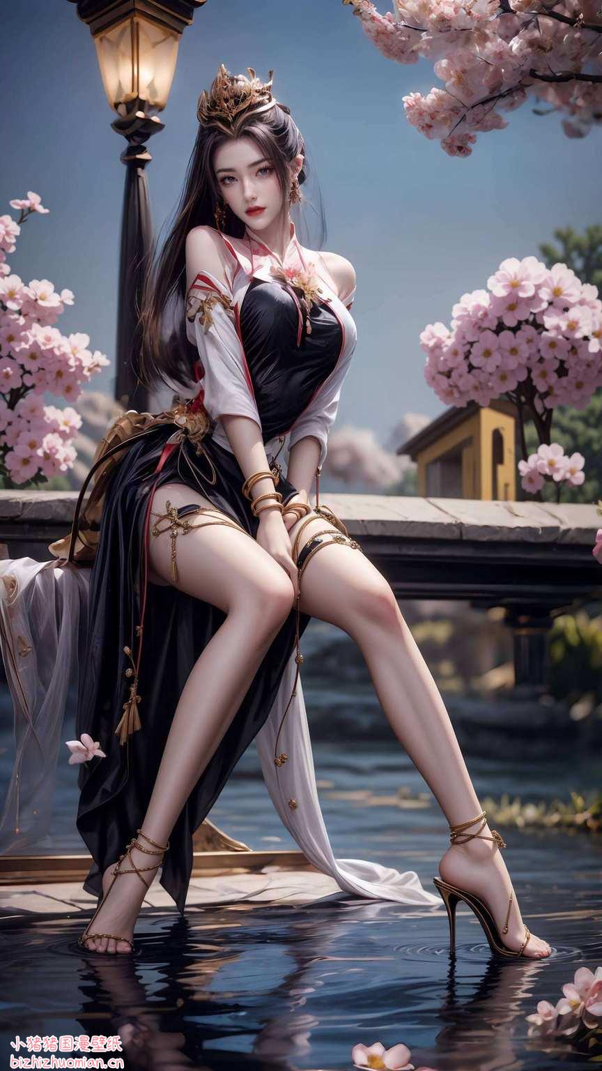 粉嫩嫩的壁纸让她更显灵动可爱保证让你的电脑瞬间变身浪漫满屋！瞧瞧这位酒玖小仙女