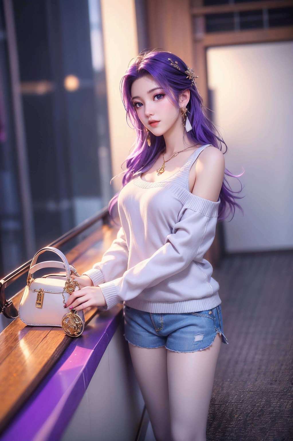美矣！跃然壁纸之上