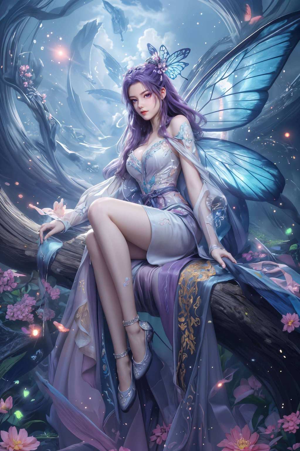 昔者于云霄之中立