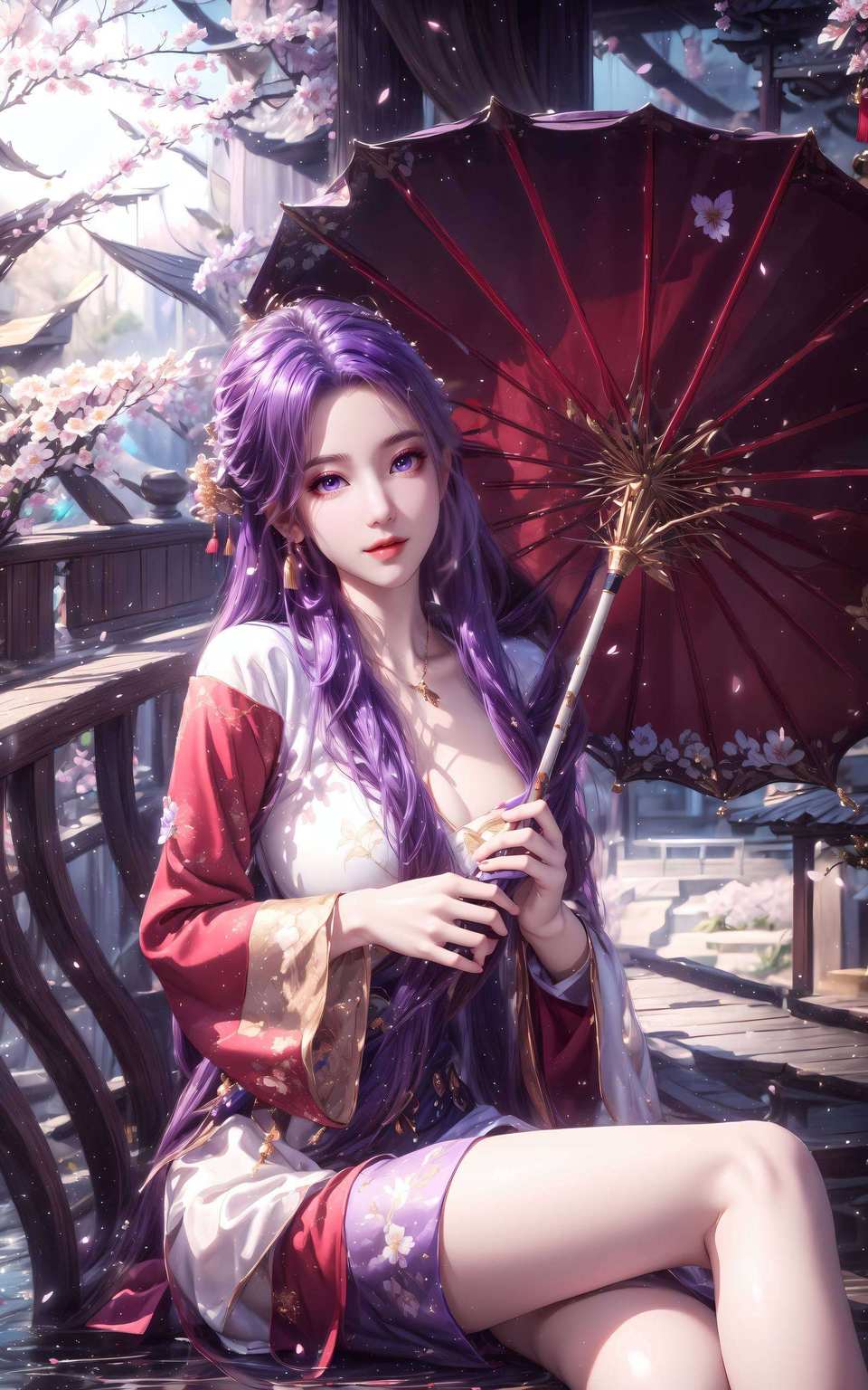仿佛承载着无数国漫女神的浪漫幻想每一款玄幻壁纸