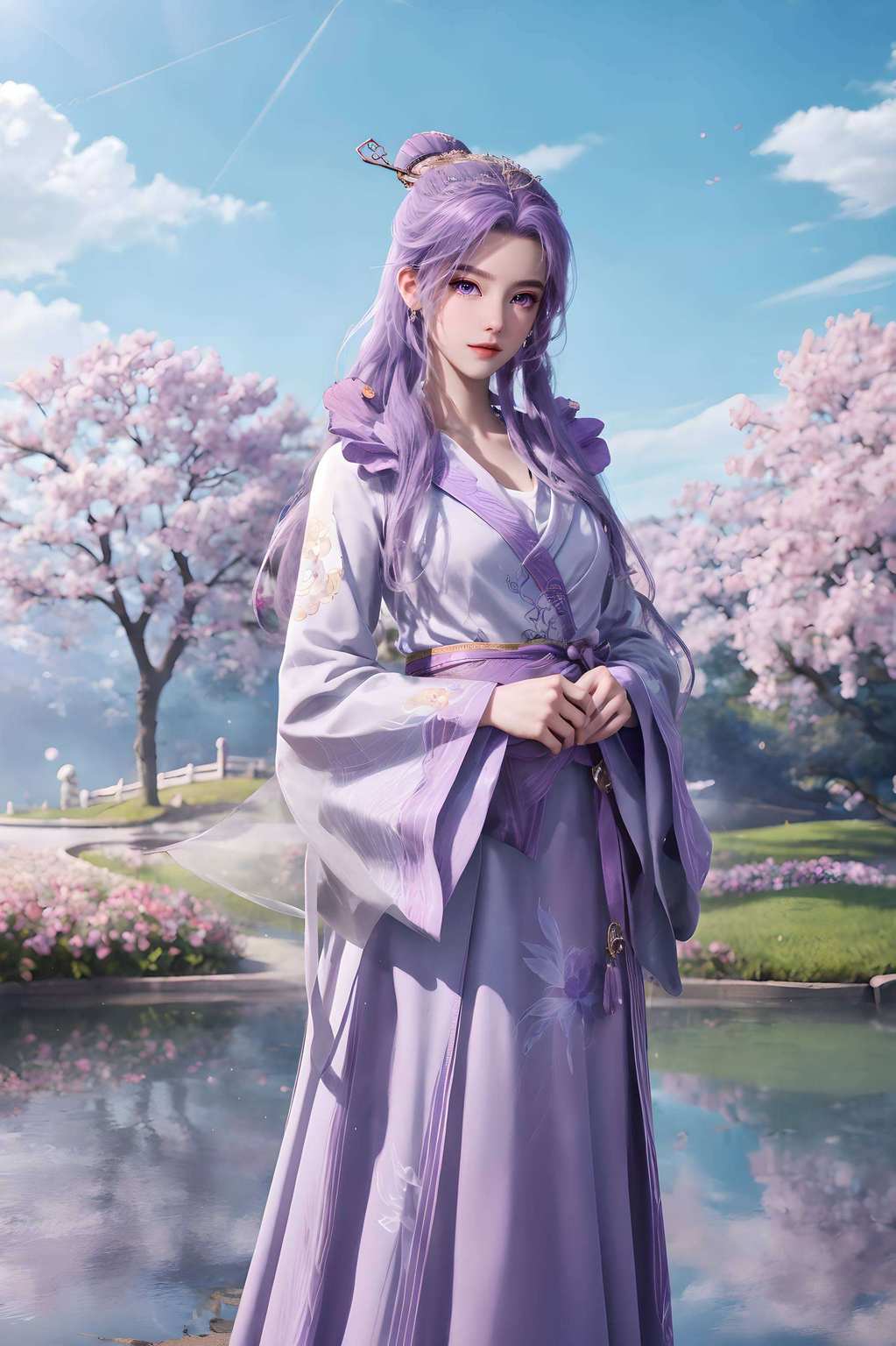 还是国漫女神的美丽倩影这款壁纸都能让你眼前一亮
