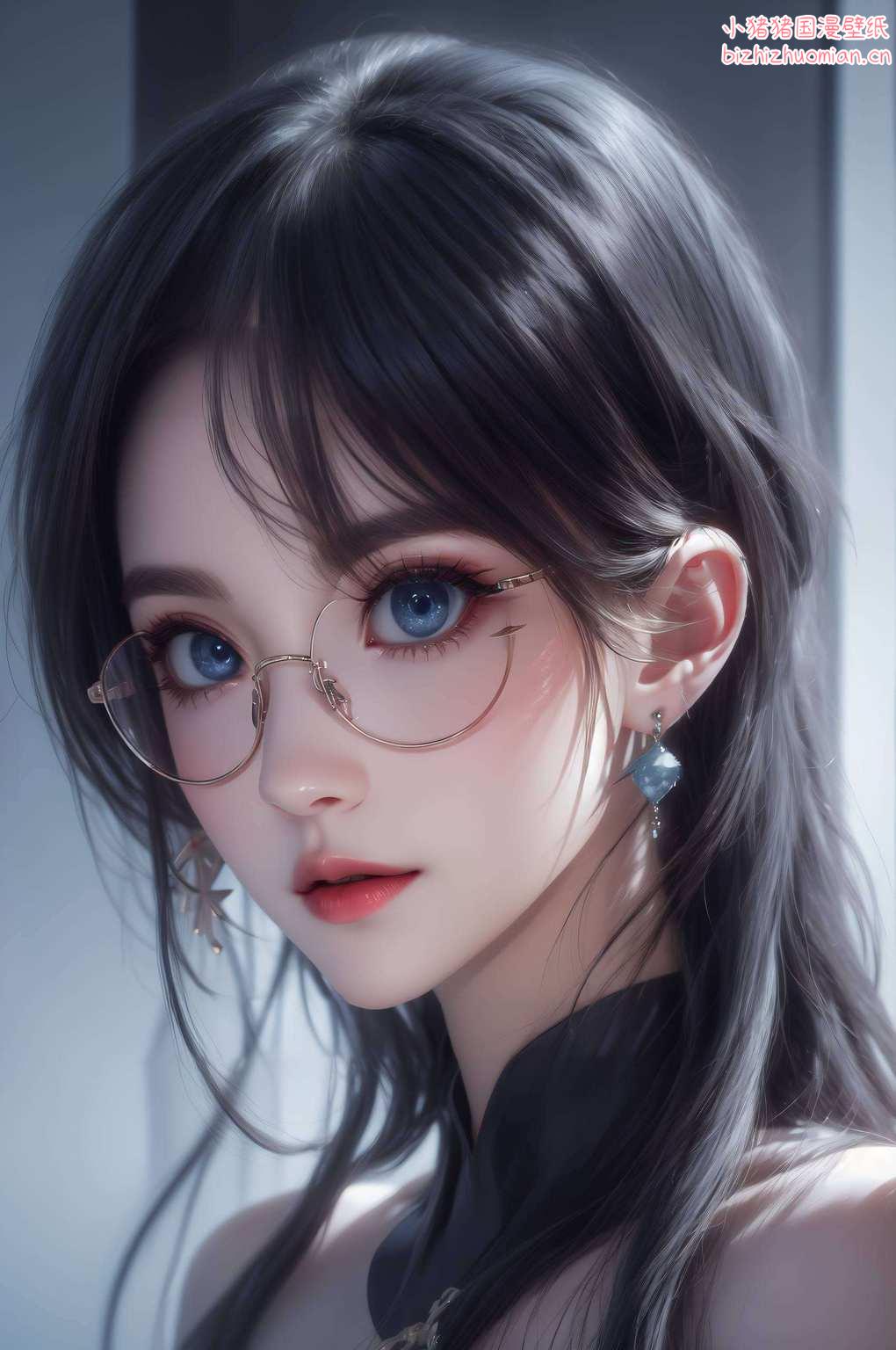 谁说眼镜女孩不能酷酷的？巴巴塔用她的粉色魅力她的美丽