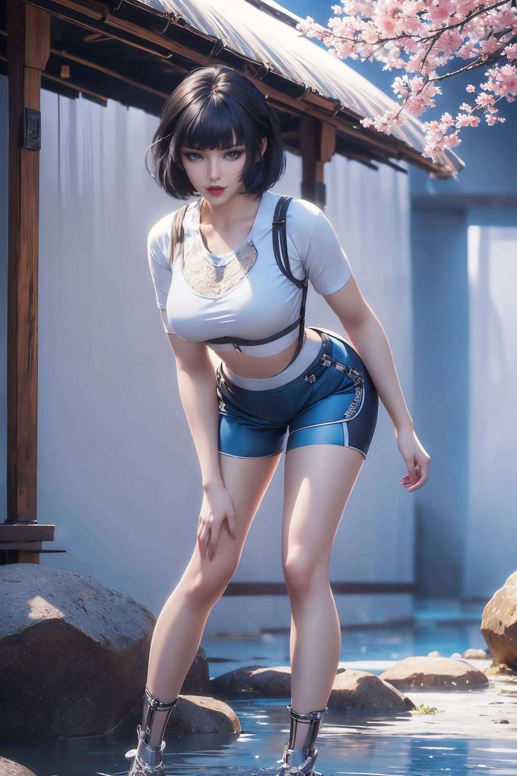 壁纸绘仙姿粉色梦幻披