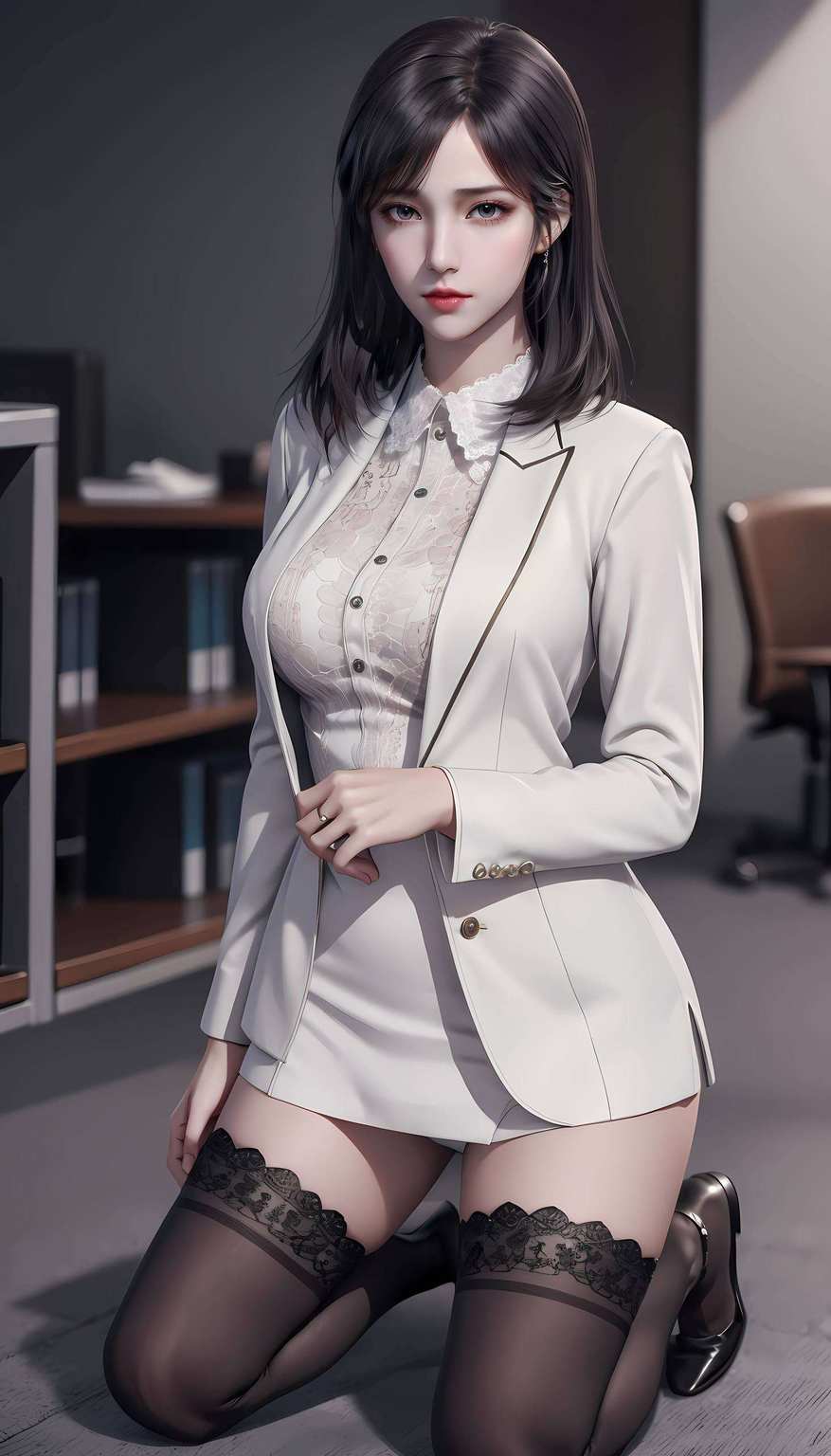 如同动漫中的女神感受着每一份玄幻中的独特魅力