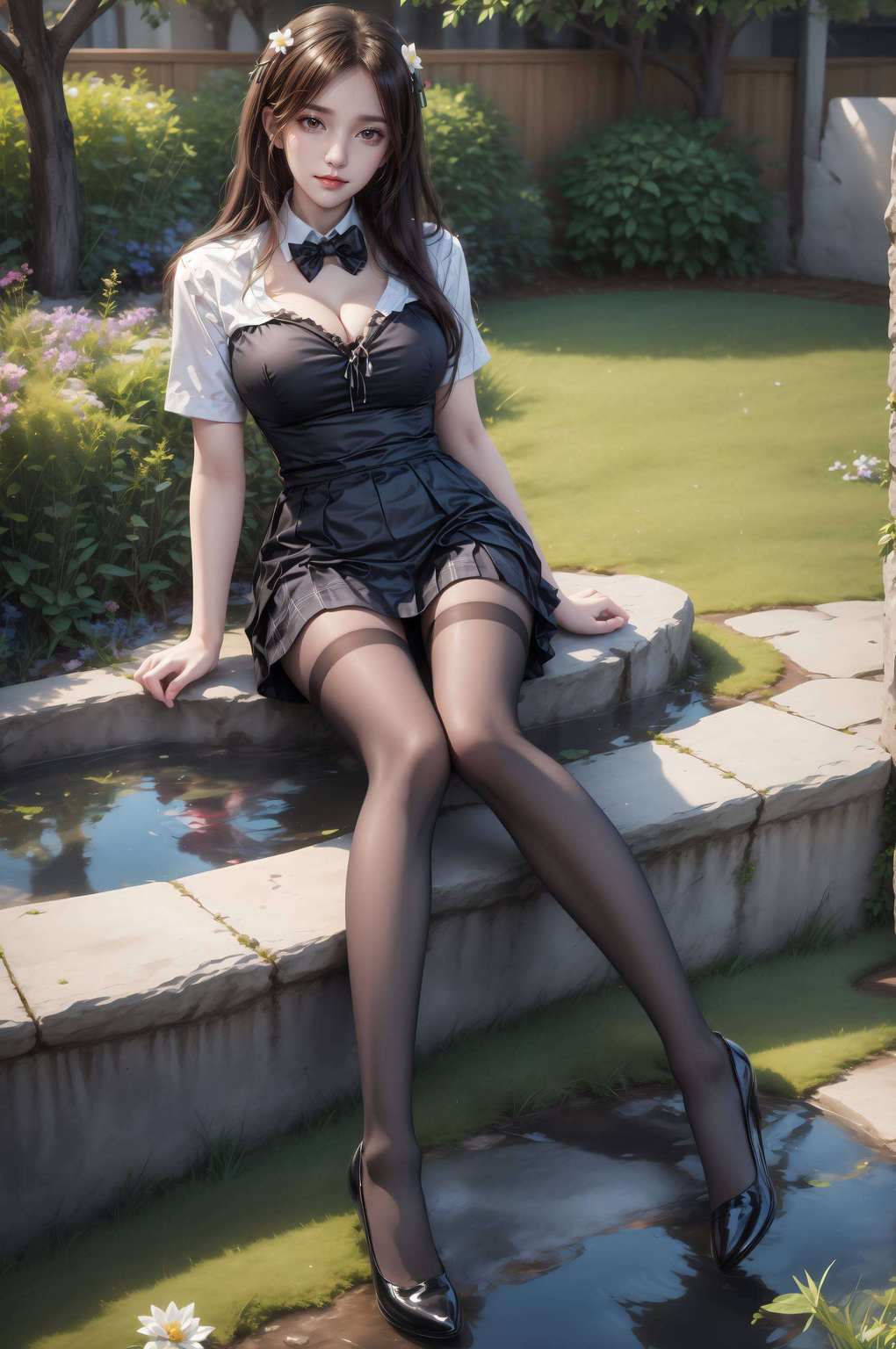 她如同一缕春风感受星辰的脉动