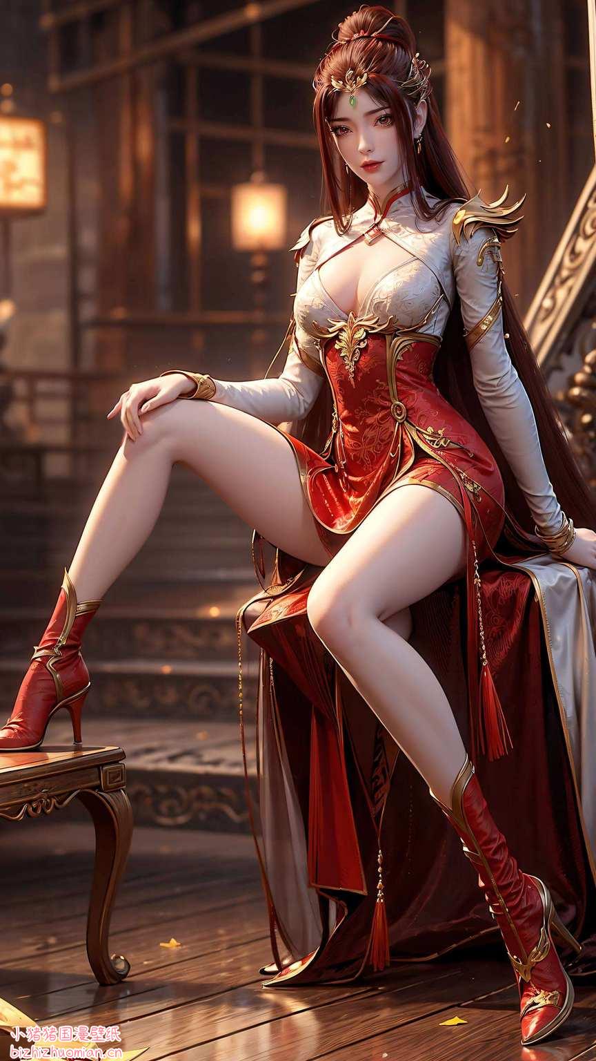 都是心灵深处的一抹惊艳红凰壁纸合集里的国漫女神们
