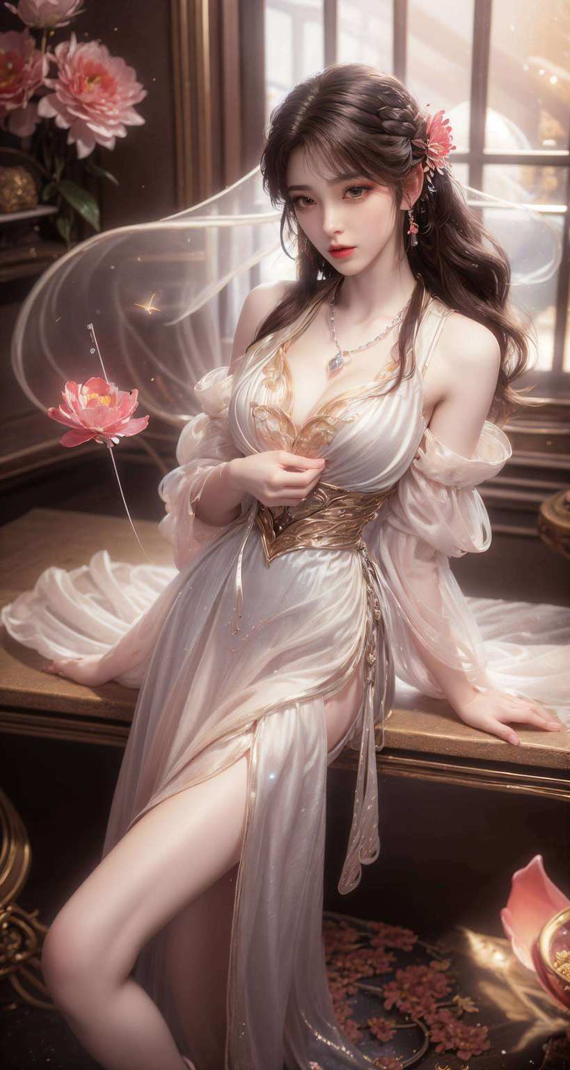 她是那完美世界中的一抹亮色她眼含星河