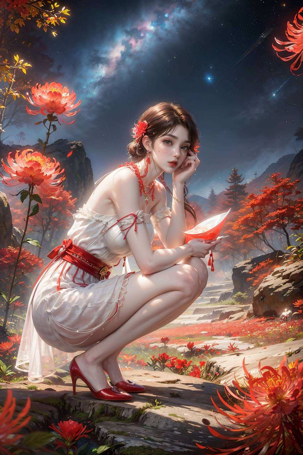 国漫美女映屏间,完美世界景动漫壁纸焕神魂