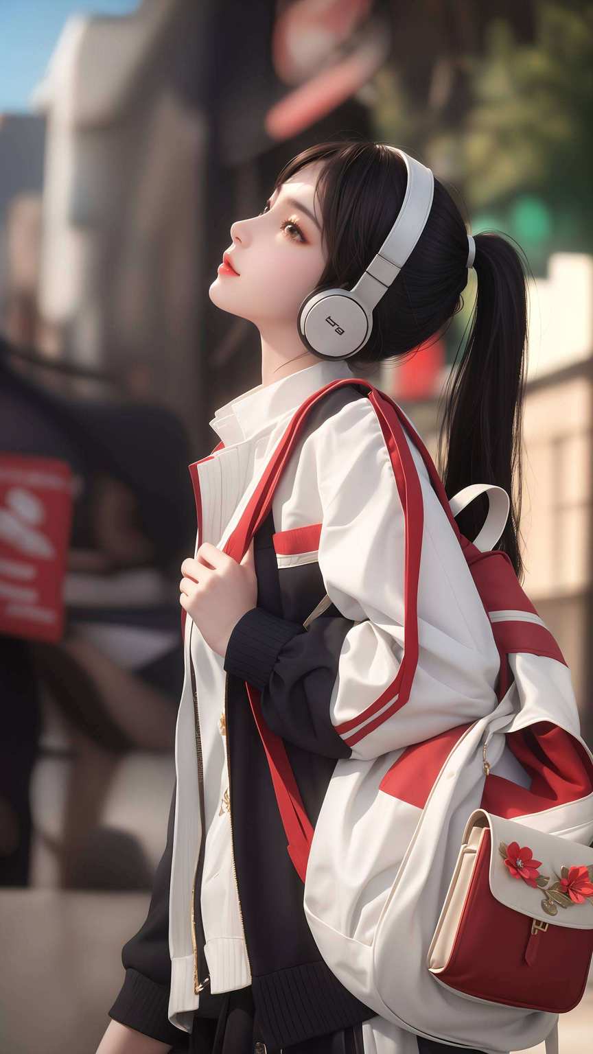 火灵儿者粉色调映衬