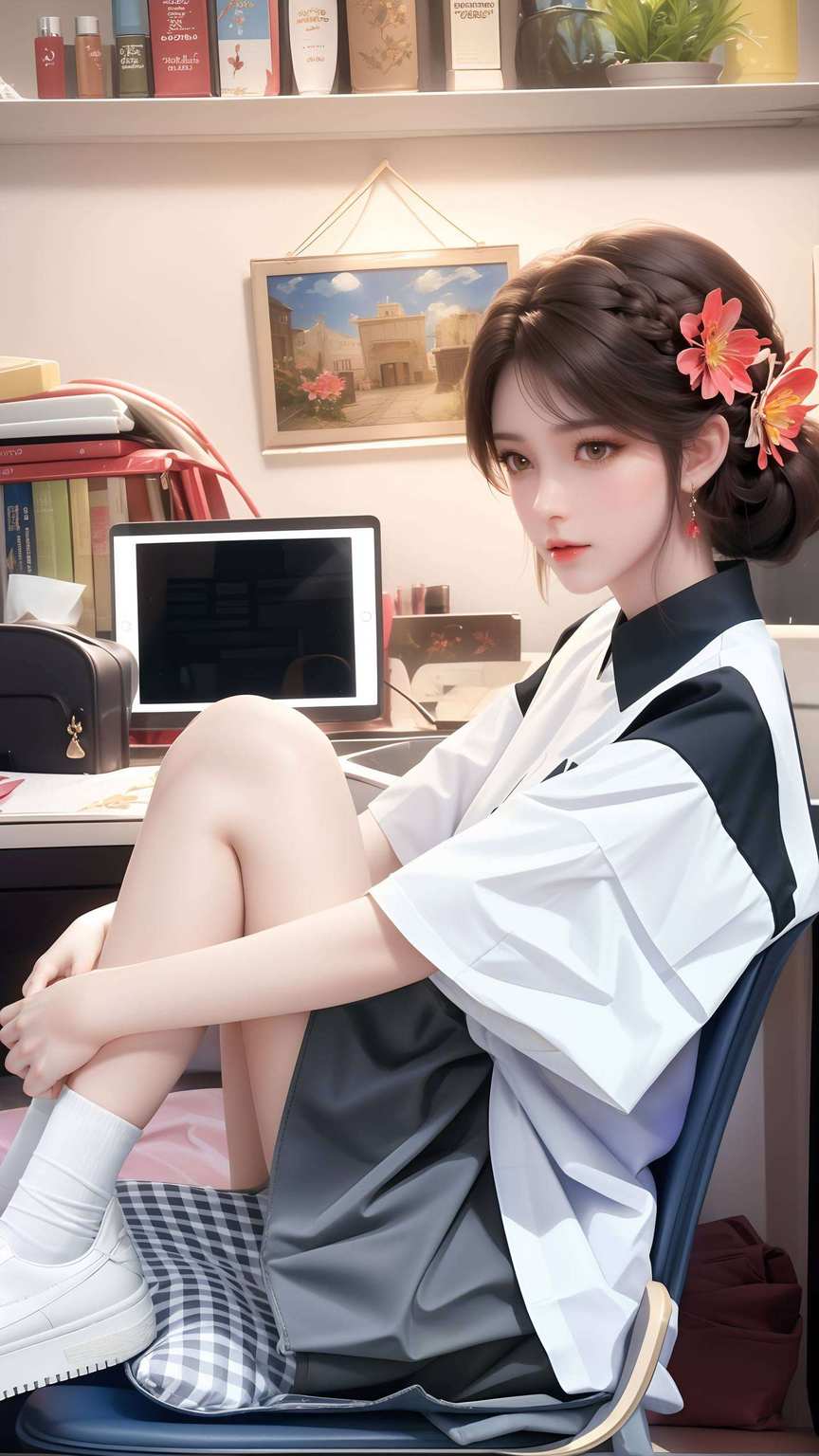 火灵儿desktop 上的每一寸空间都因她而熠熠生辉
