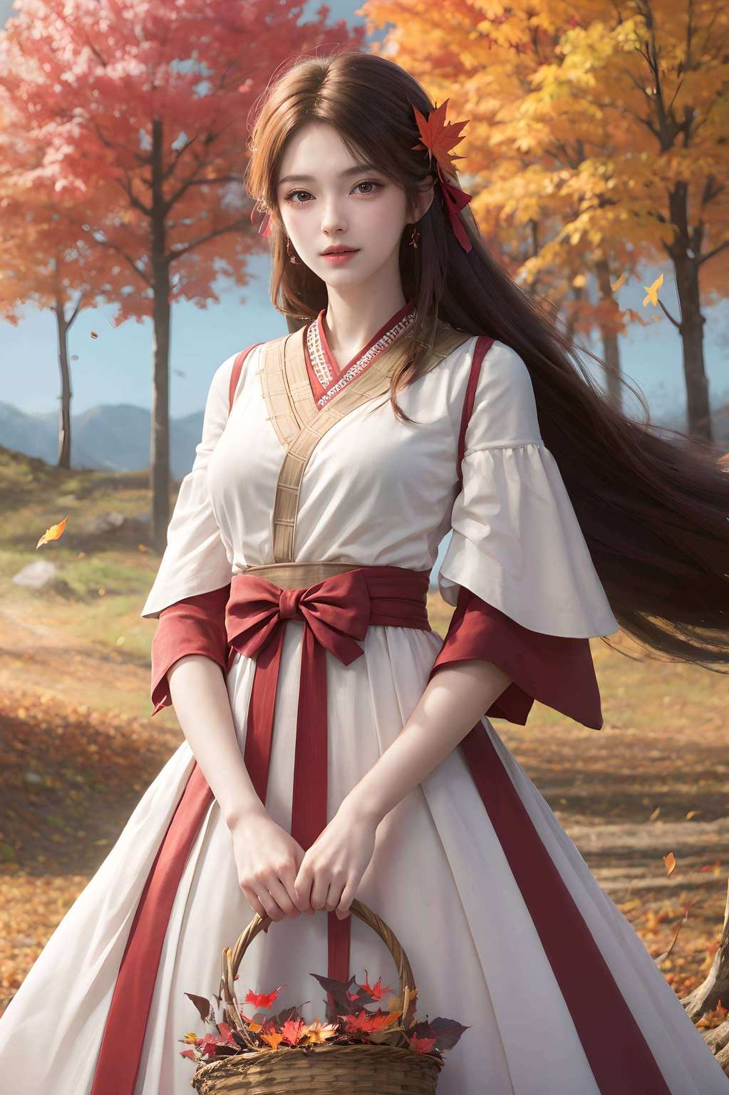 她的每一次眨眼有了火灵儿的美照
