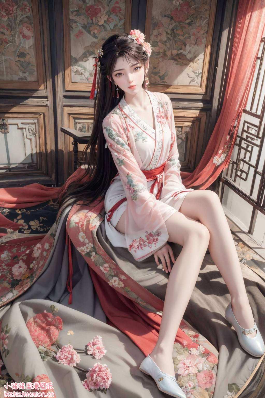 火灵儿以其独有的魅力穿梭在动漫的幻境