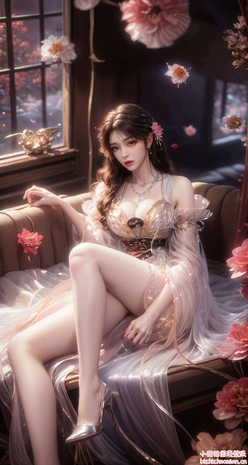 国漫女神的魅力让你的电脑也感受一下国漫之美吧！✨ 玄幻风满满