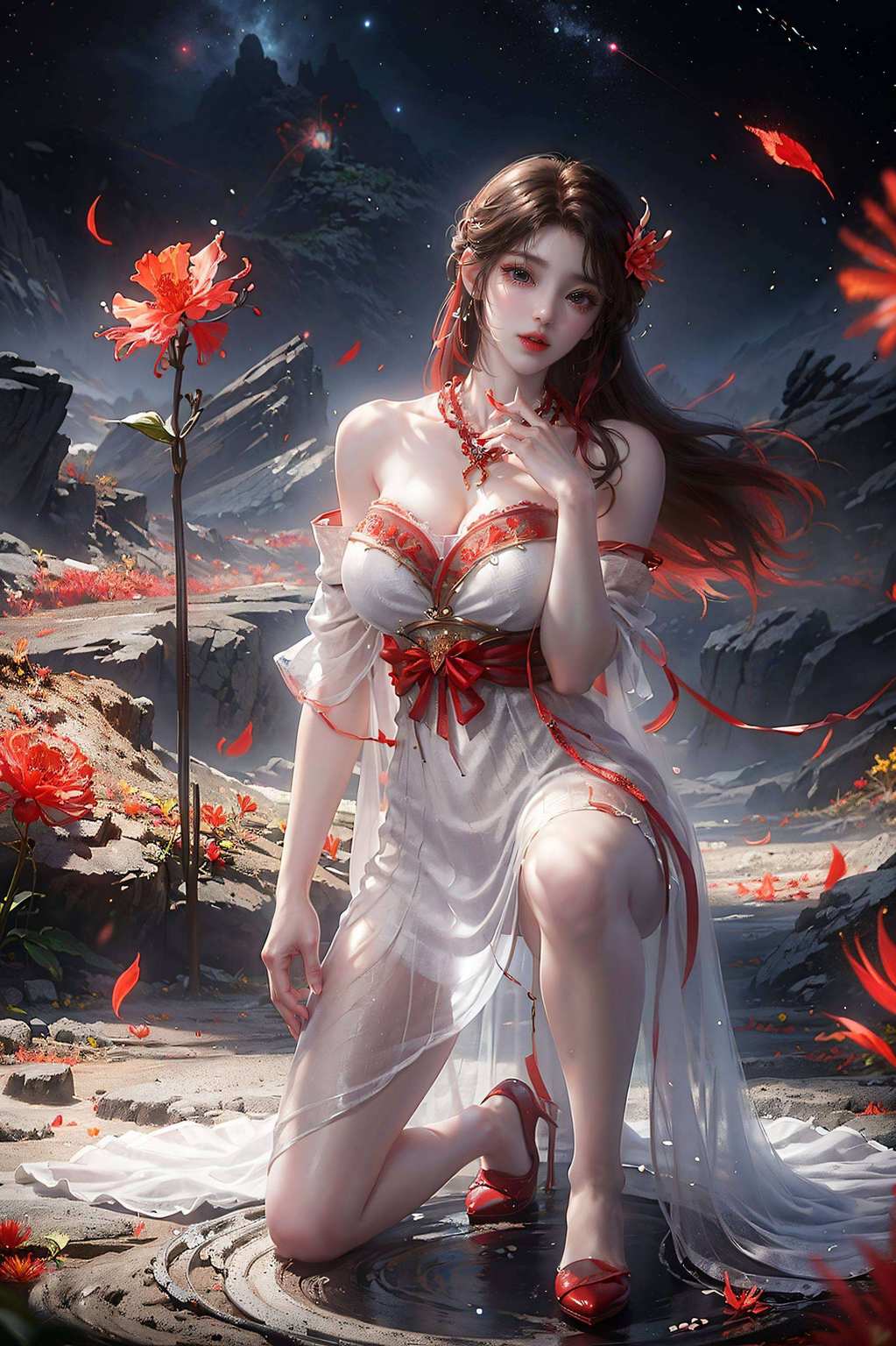 那飘逸的粉色长发让人在感叹人生的同时