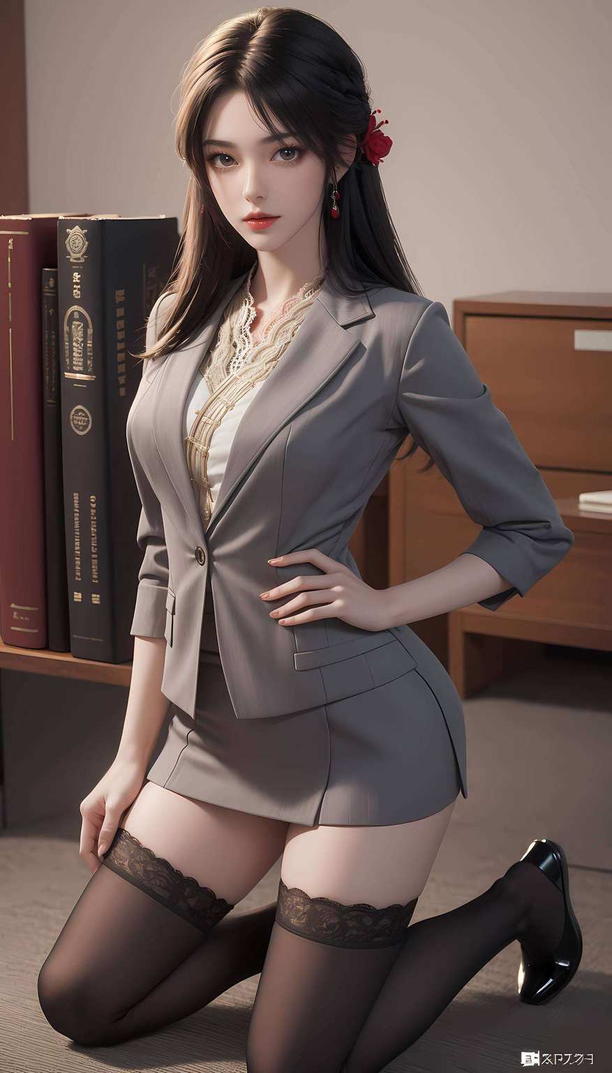 火灵儿那灵动的眼神和飘逸的裙摆不仅是国漫女神的代表