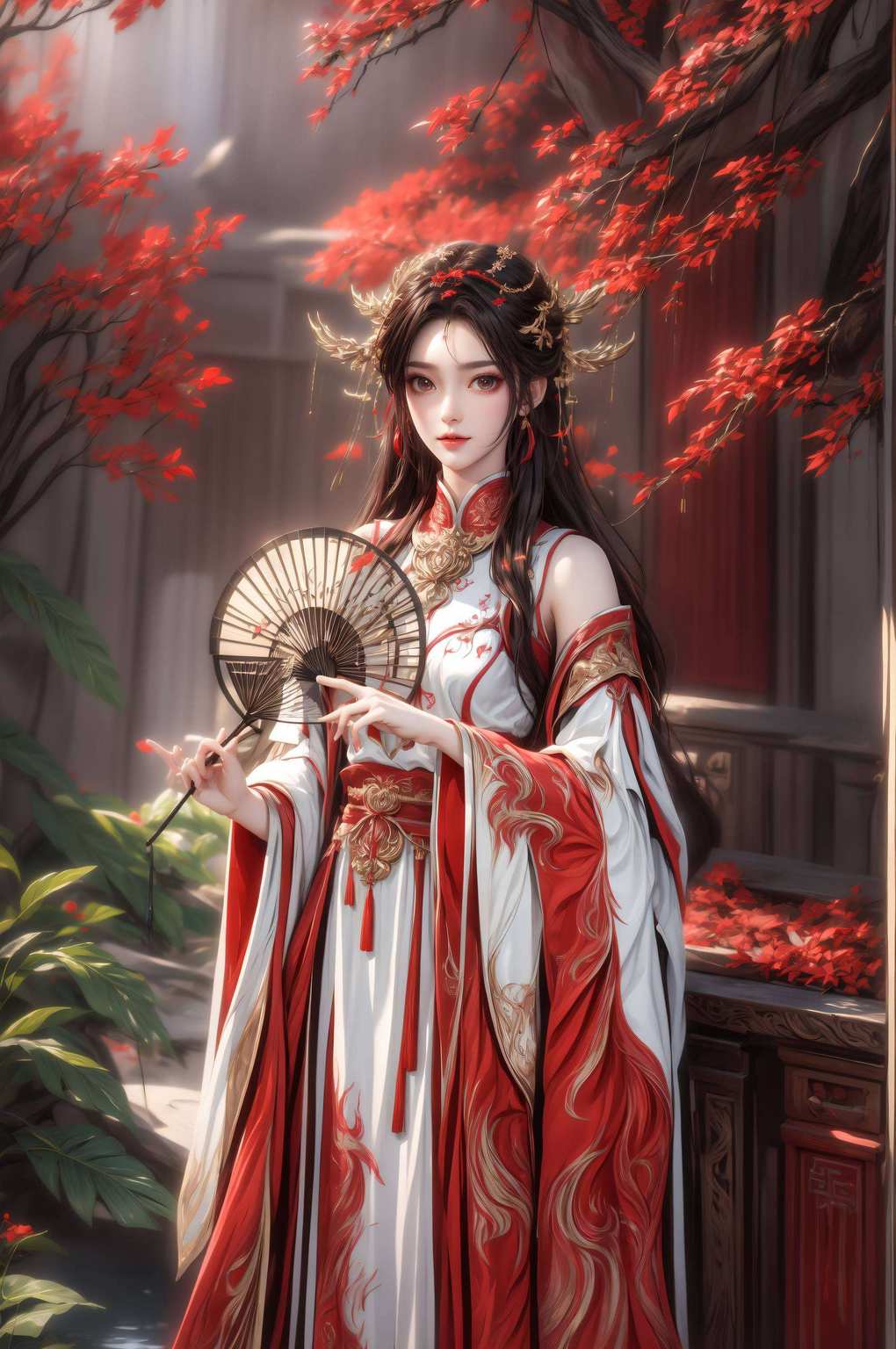 玄幻之中女神颜火灵儿翩翩舞