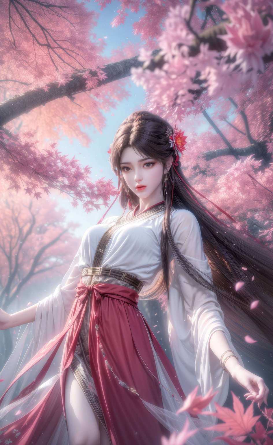 想要一睹她的风采？那就快快把这款“火灵儿壁纸”抱回家不仅让无数少男少女为之倾倒