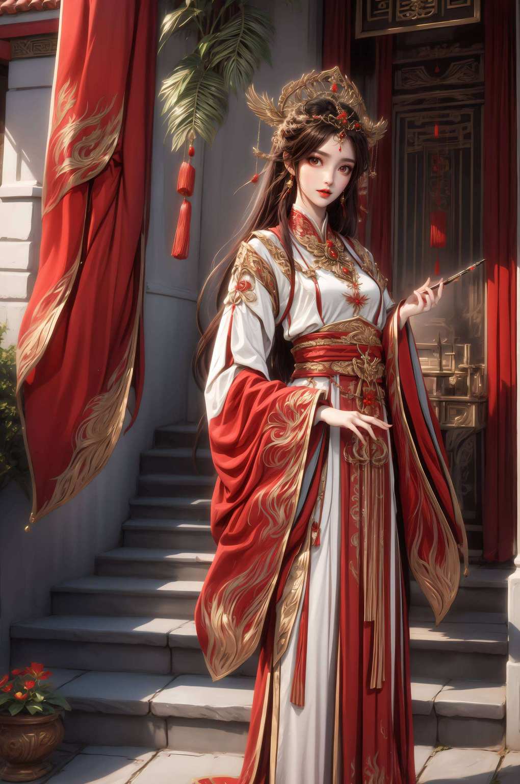 是那片玄幻天空下的绝世美女她是完美的化身