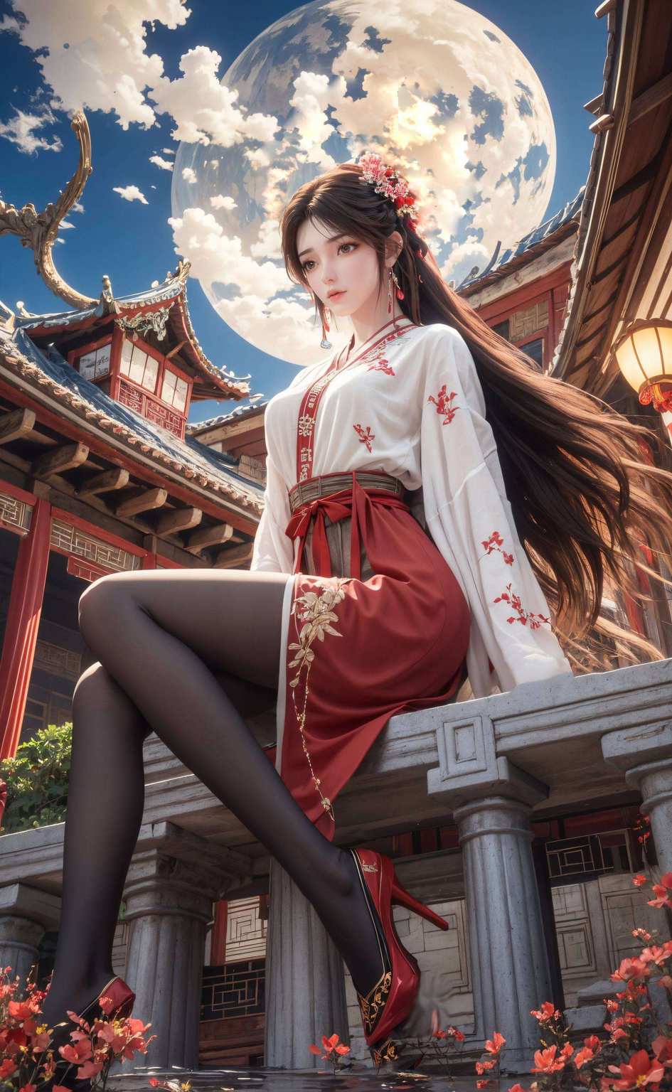 火灵儿这小妮子一出现就能把屏幕炸成甜蜜的粉红色泡泡！谁让她是国漫界数一数二的美女神呢？嘻嘻