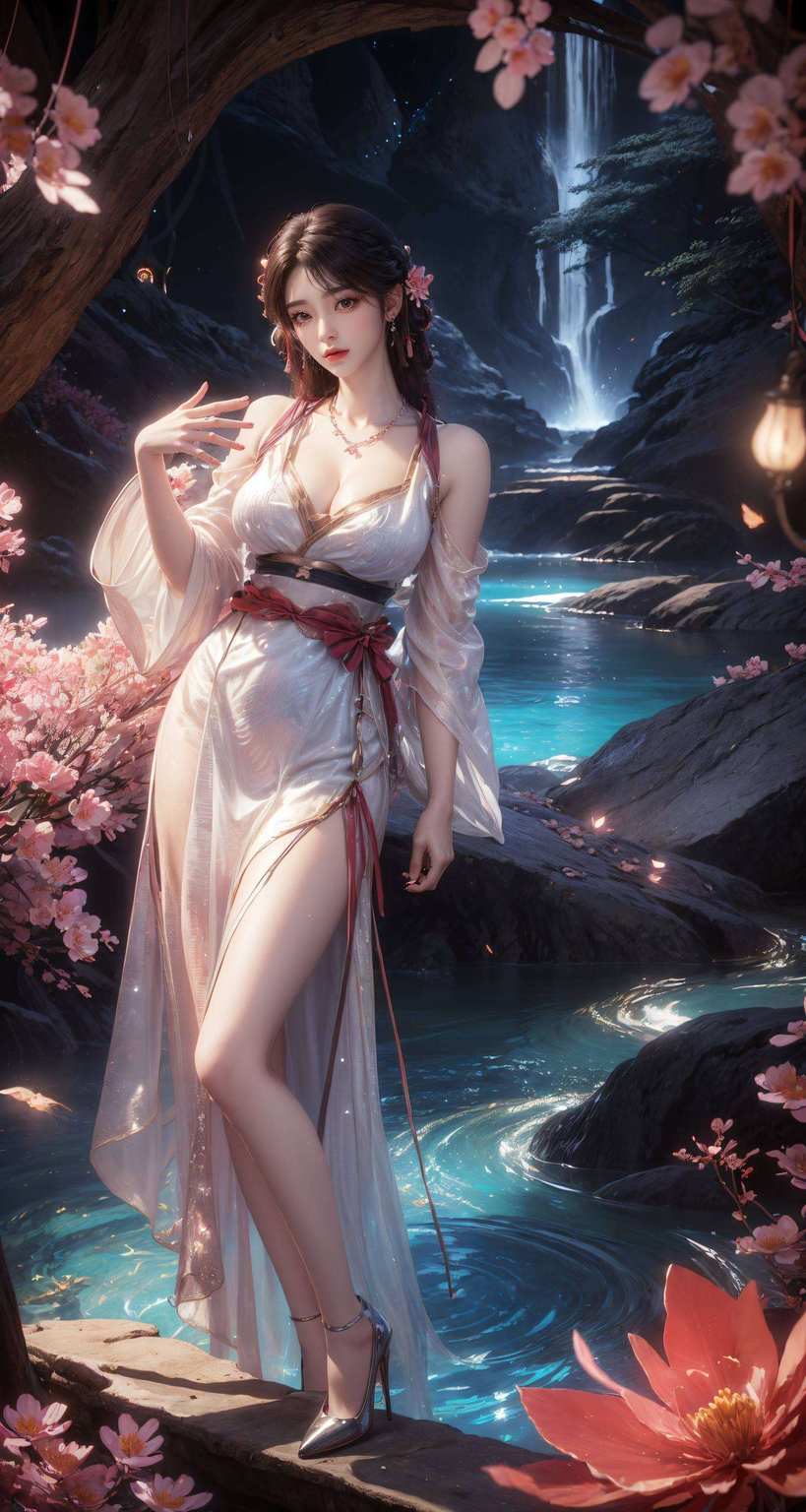 每当她的壁纸跃然屏上火灵儿如同一抹温柔的粉色