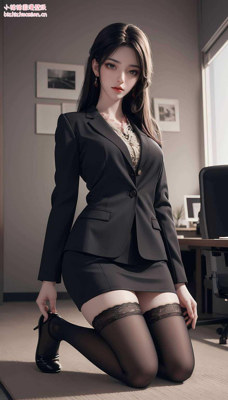 粉色壁纸映佳眷国漫美女映心弦