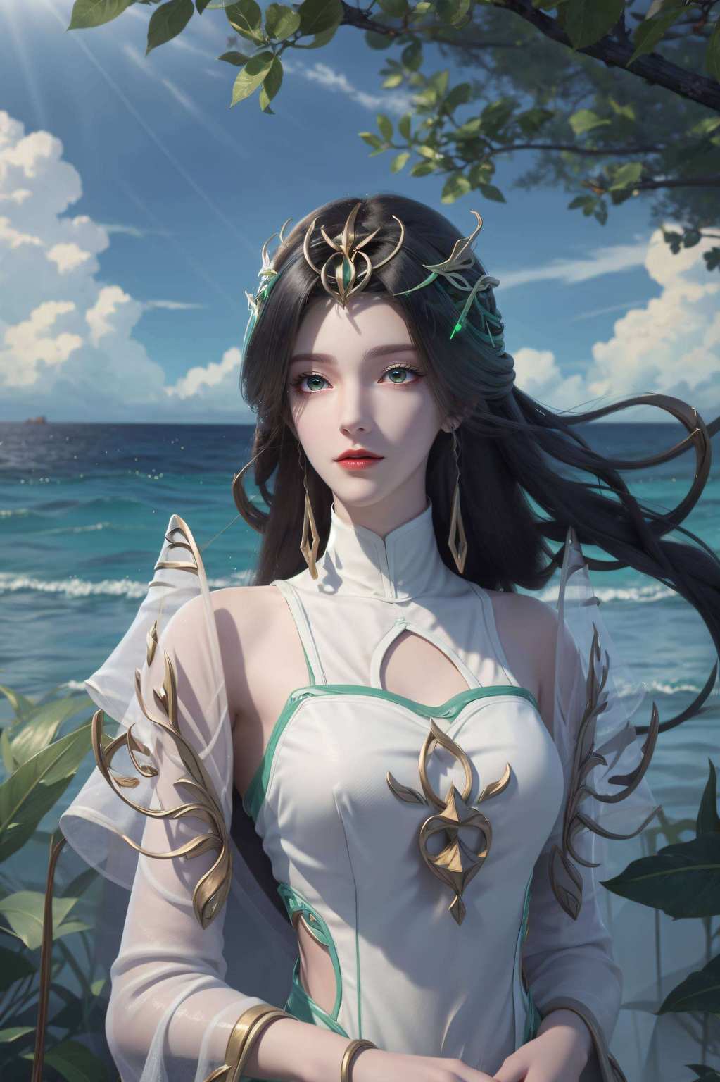 等你来领走哦！完美世界里的国漫女神