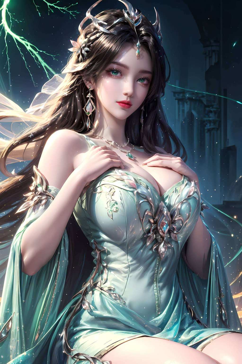 国漫女神的倩影每一帧柳神的真身图片壁纸