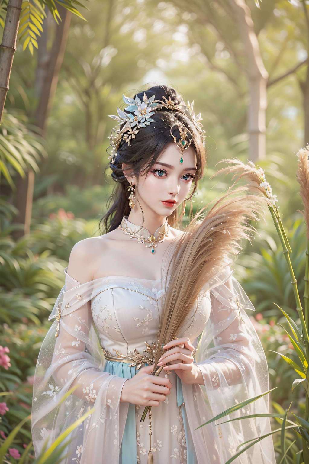 各位小伙伴让你电脑桌面瞬间变身完美世界！瞧瞧柳神那魅惑的红唇