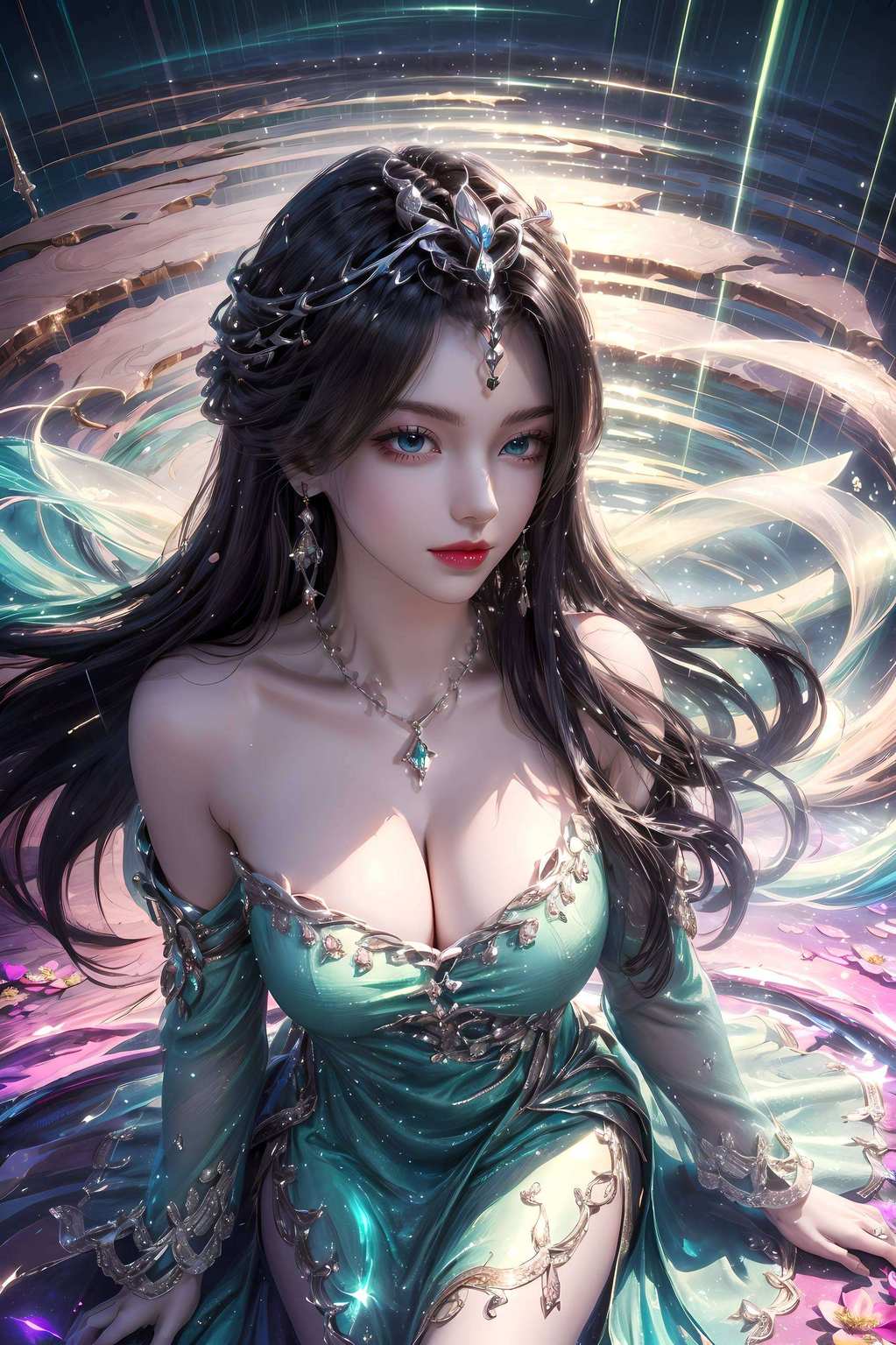 仿佛是粉色梦境中走出的女神而荒天帝的高清壁纸