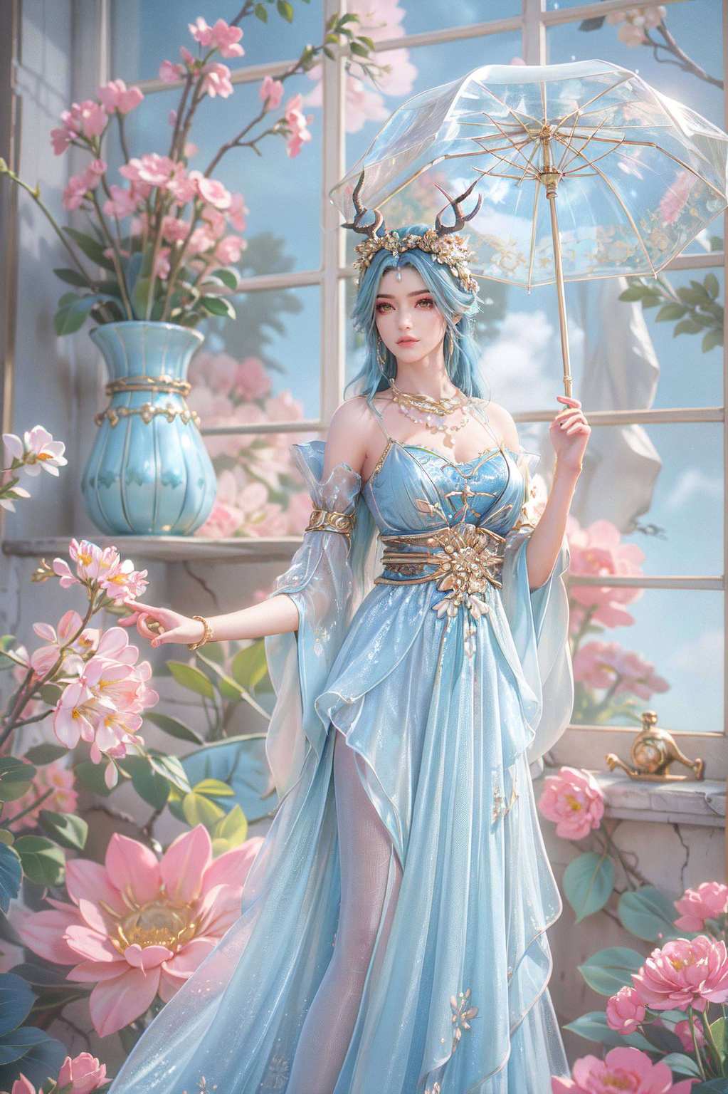 绽放着玄幻世界的独特魅力动漫壁纸中