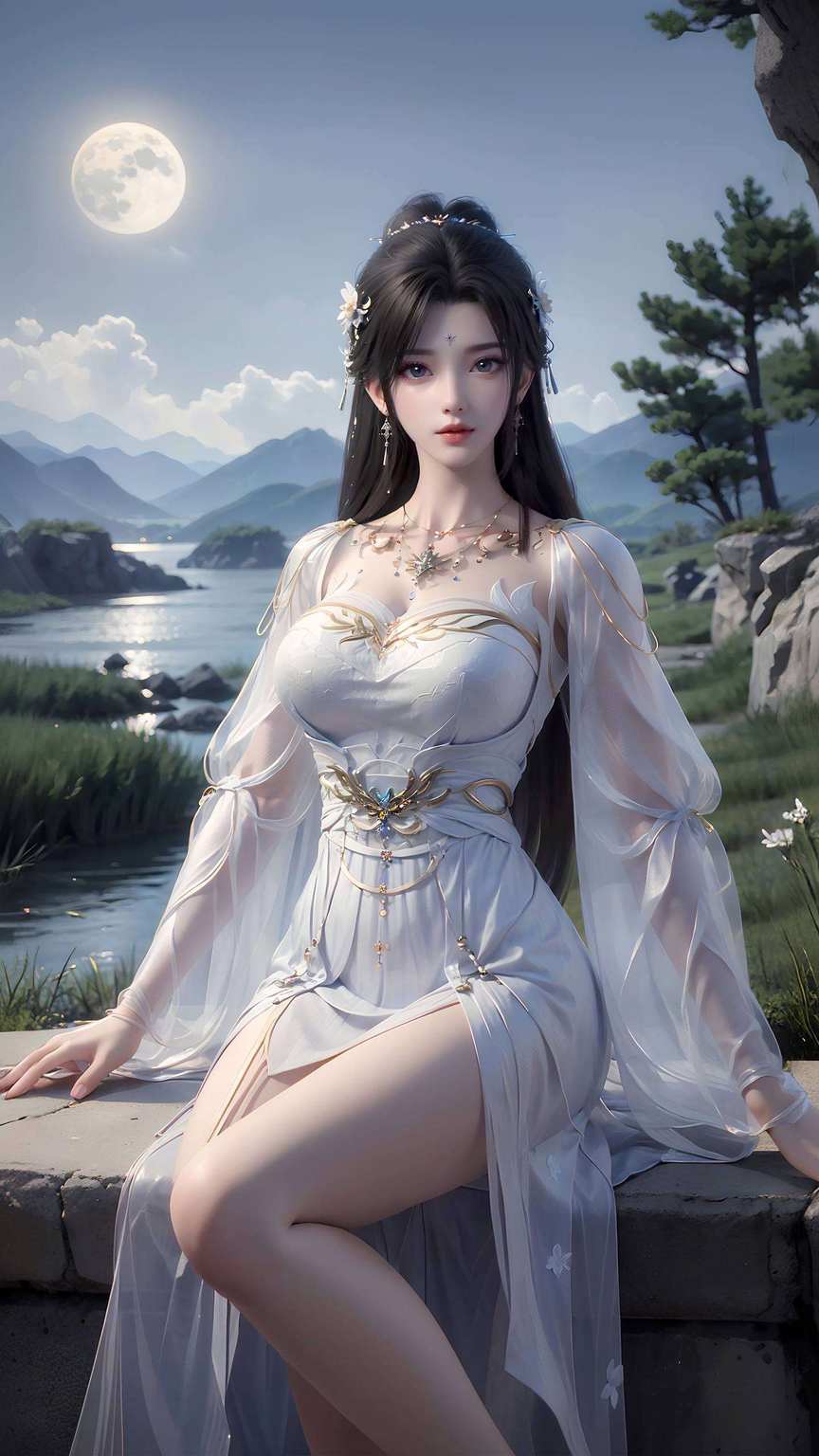 不仅有完美世界的风情万种还有动漫美女的灵动飘逸