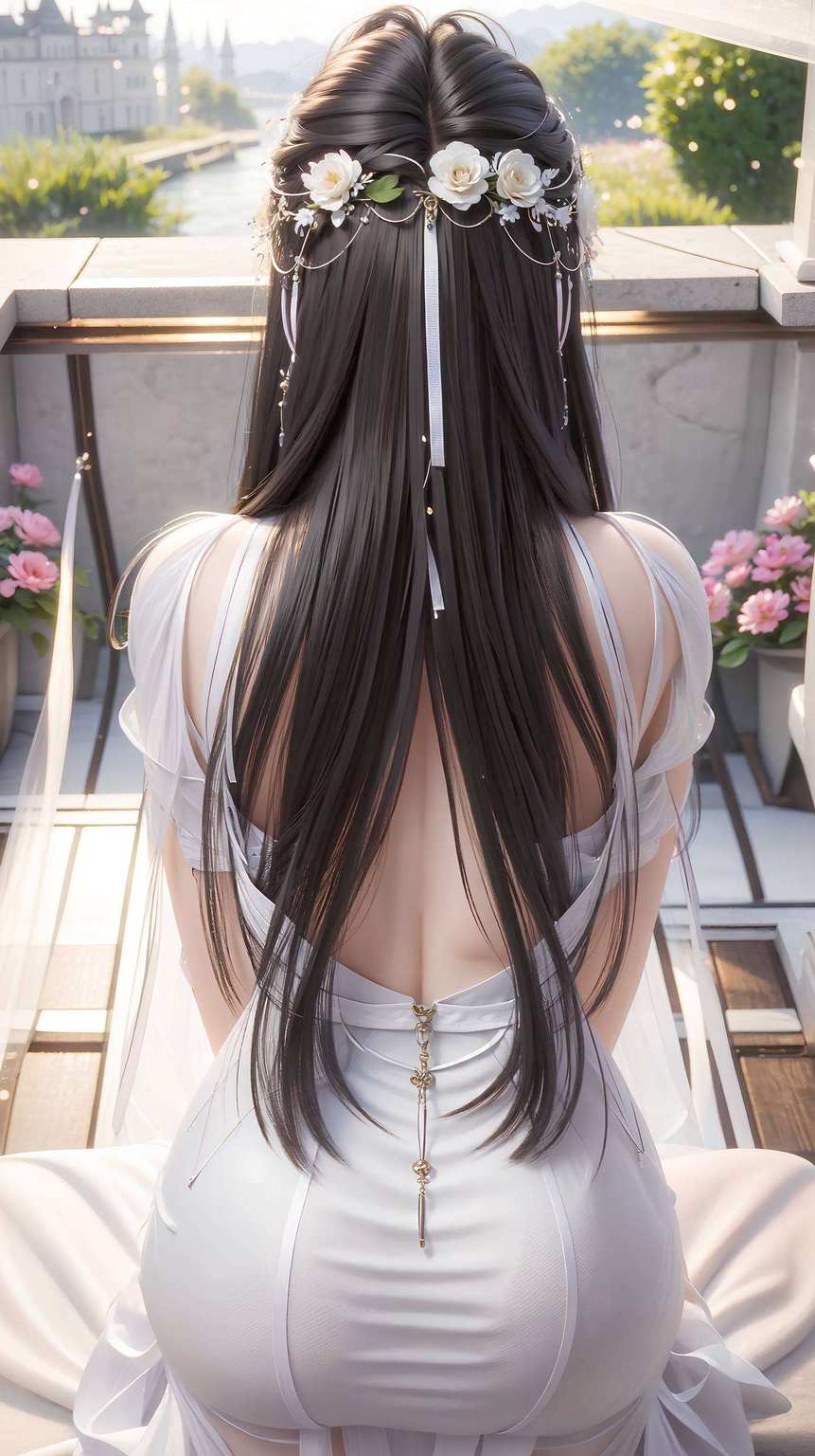 动漫女神婉约动人玄幻意境
