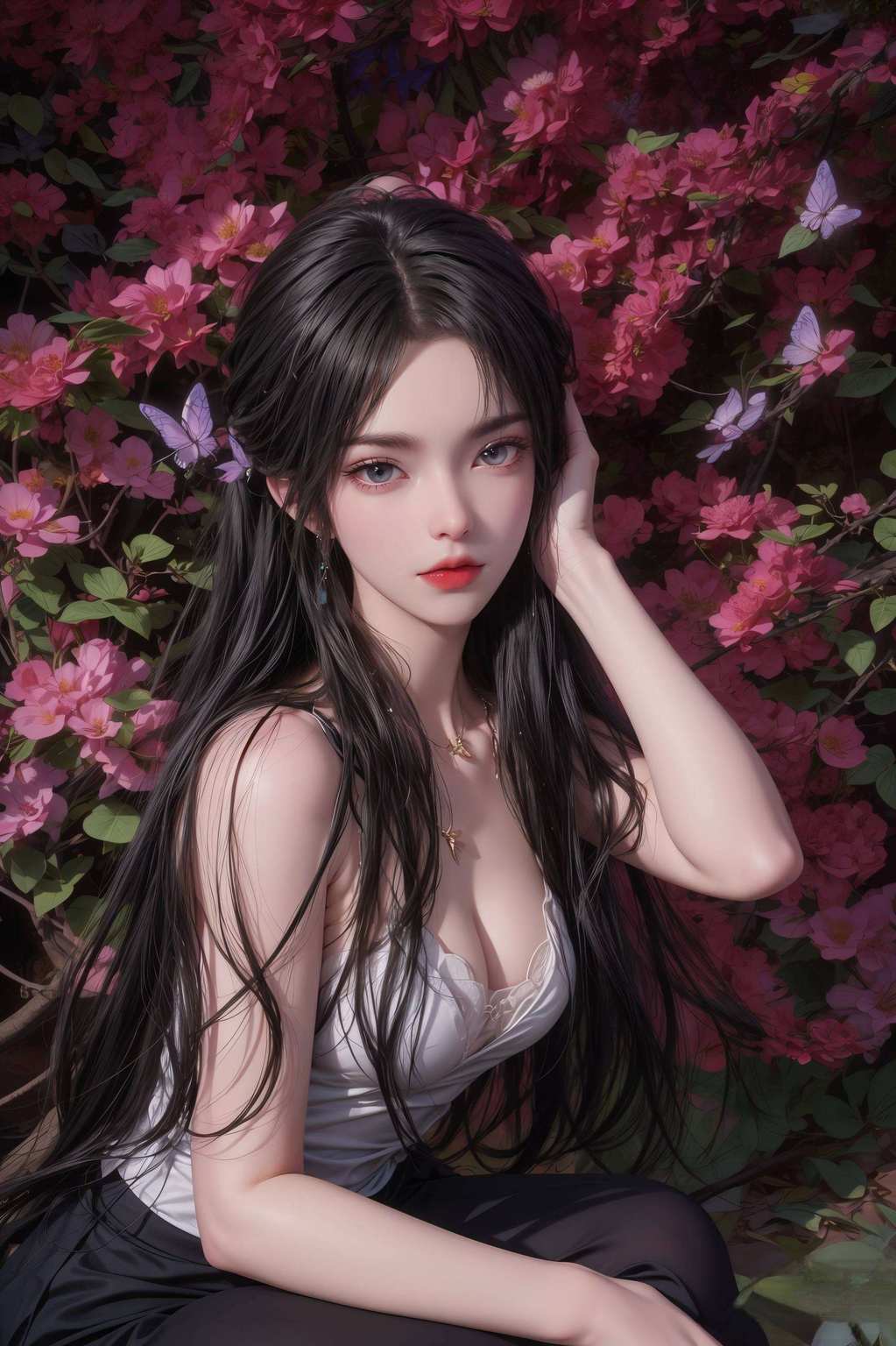 她是一道不落的月亮想要把这位国漫美女带回家？那就赶紧收藏这款清漪月婵的壁纸吧