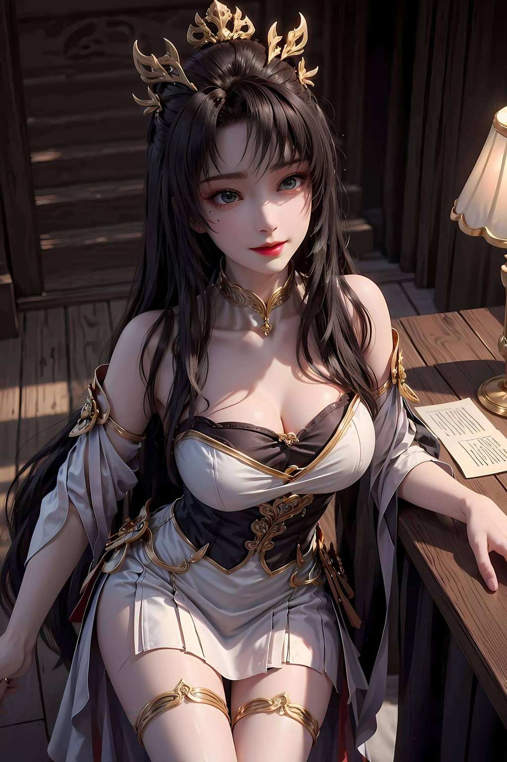 在这梦幻般的粉色壁纸世界里她的倩影如同一抹绚烂的狐狸尾巴