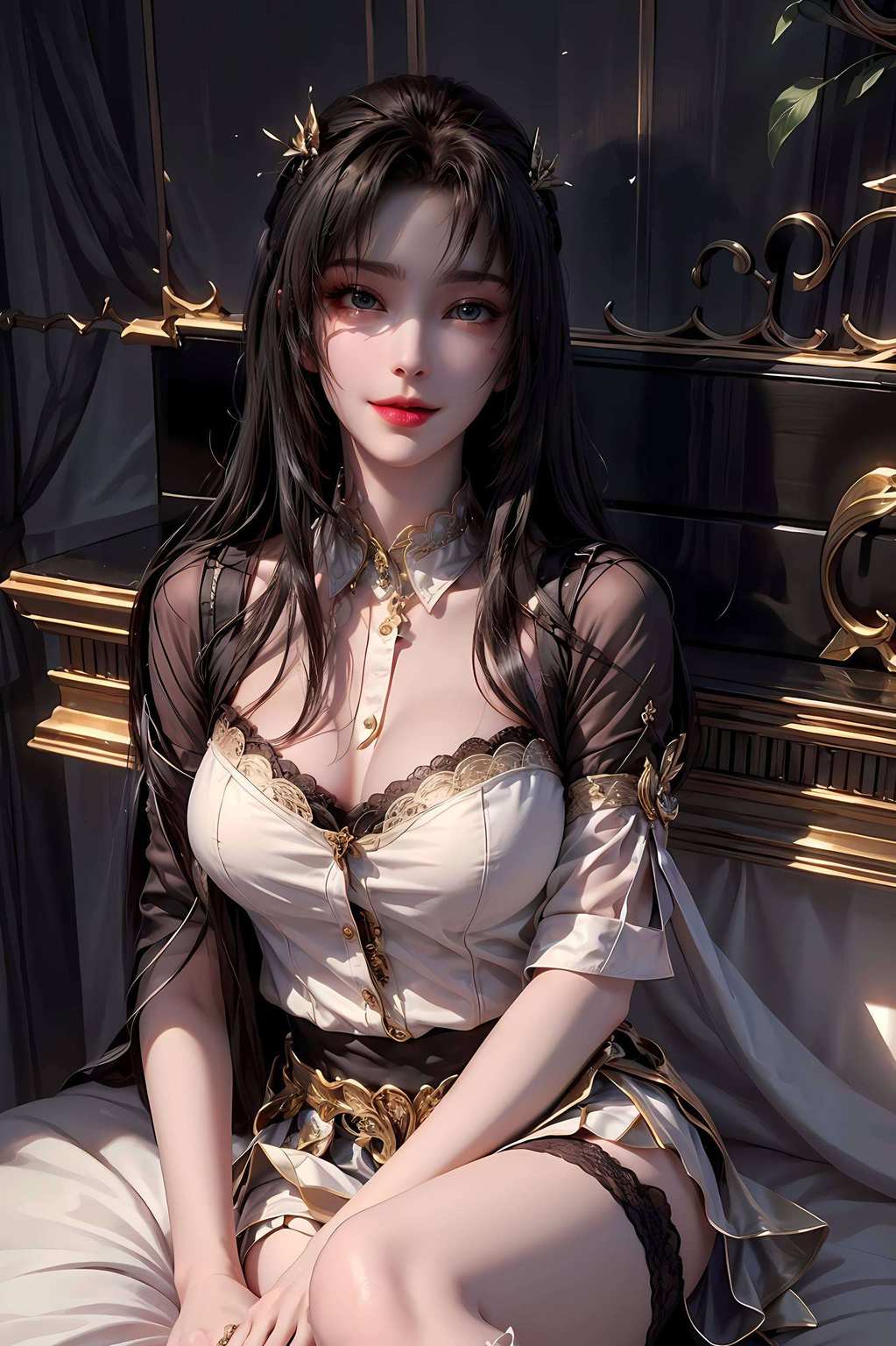 在完美世界的粉色梦幻里优雅地穿梭于繁花之间
