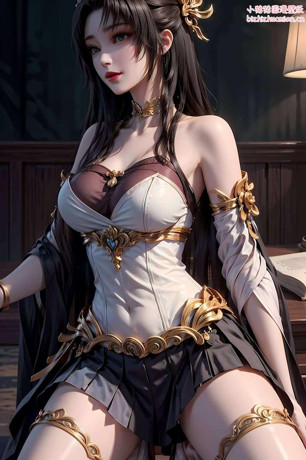 用她的灵动与美丽漫步在粉色的梦幻世界中