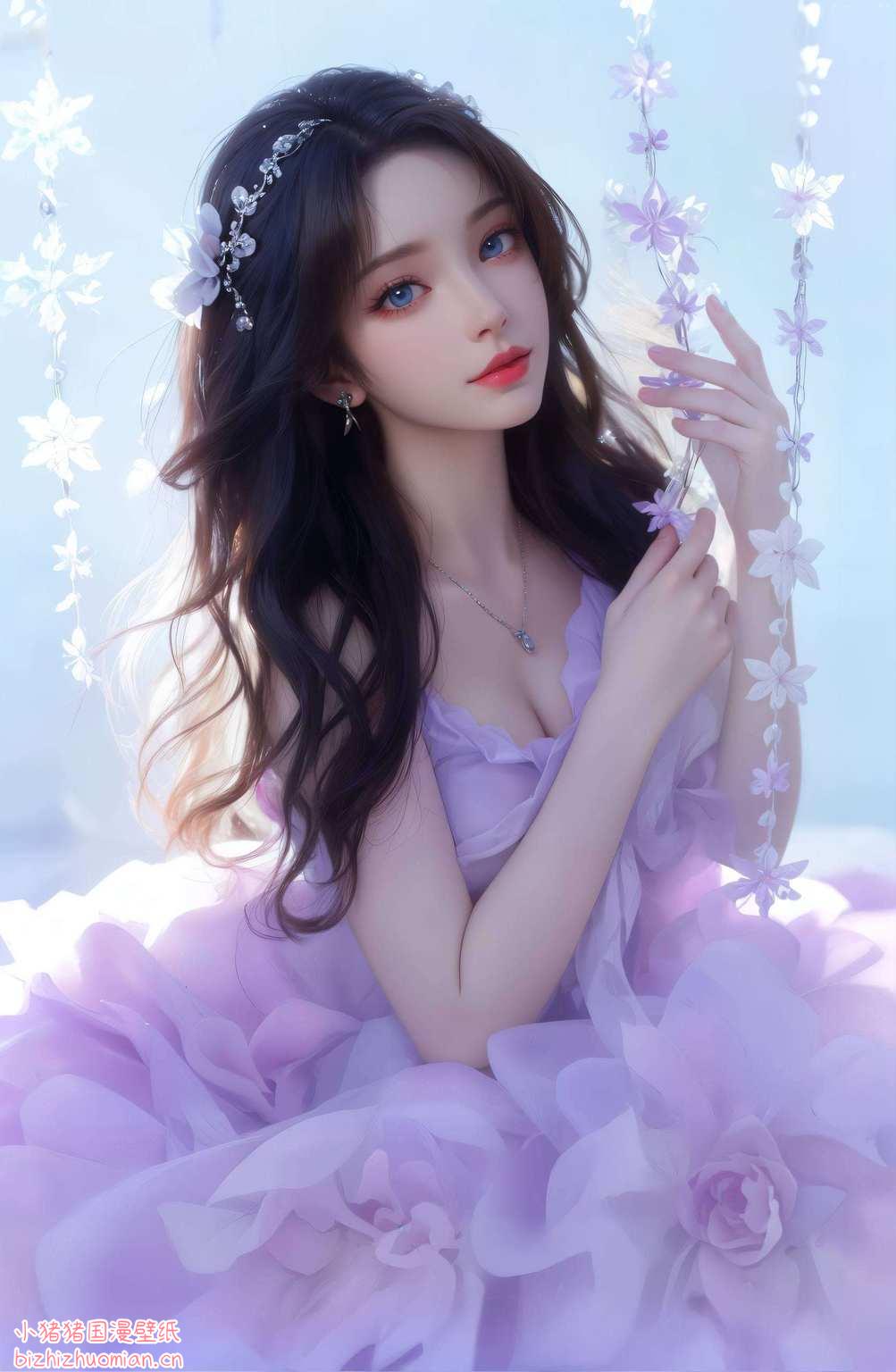 她是来自完美世界的玄幻精灵把她设置为Win10壁纸
