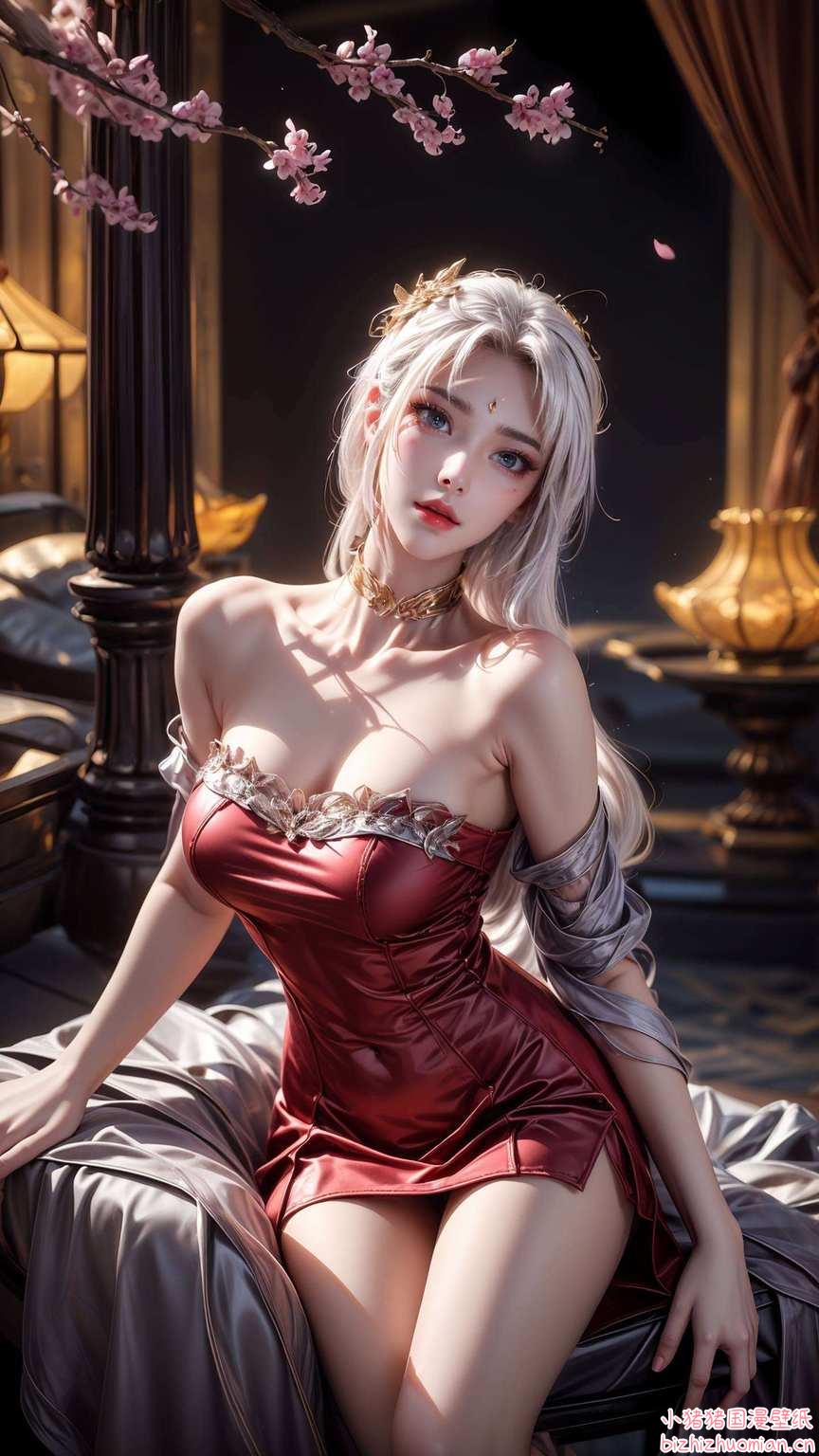 翩翩舞于壁纸之间映照完美世界